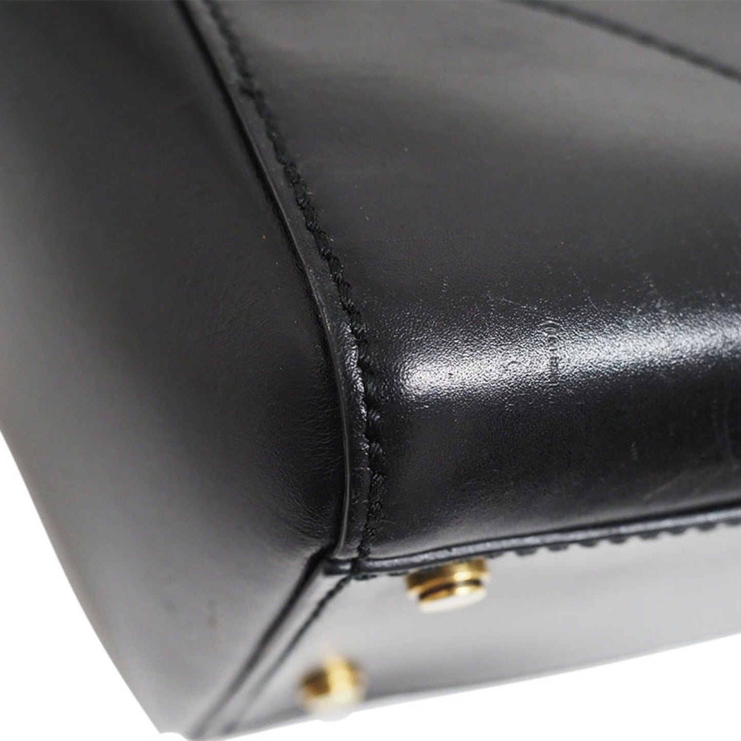 Gucci --, Black, Leather, tote