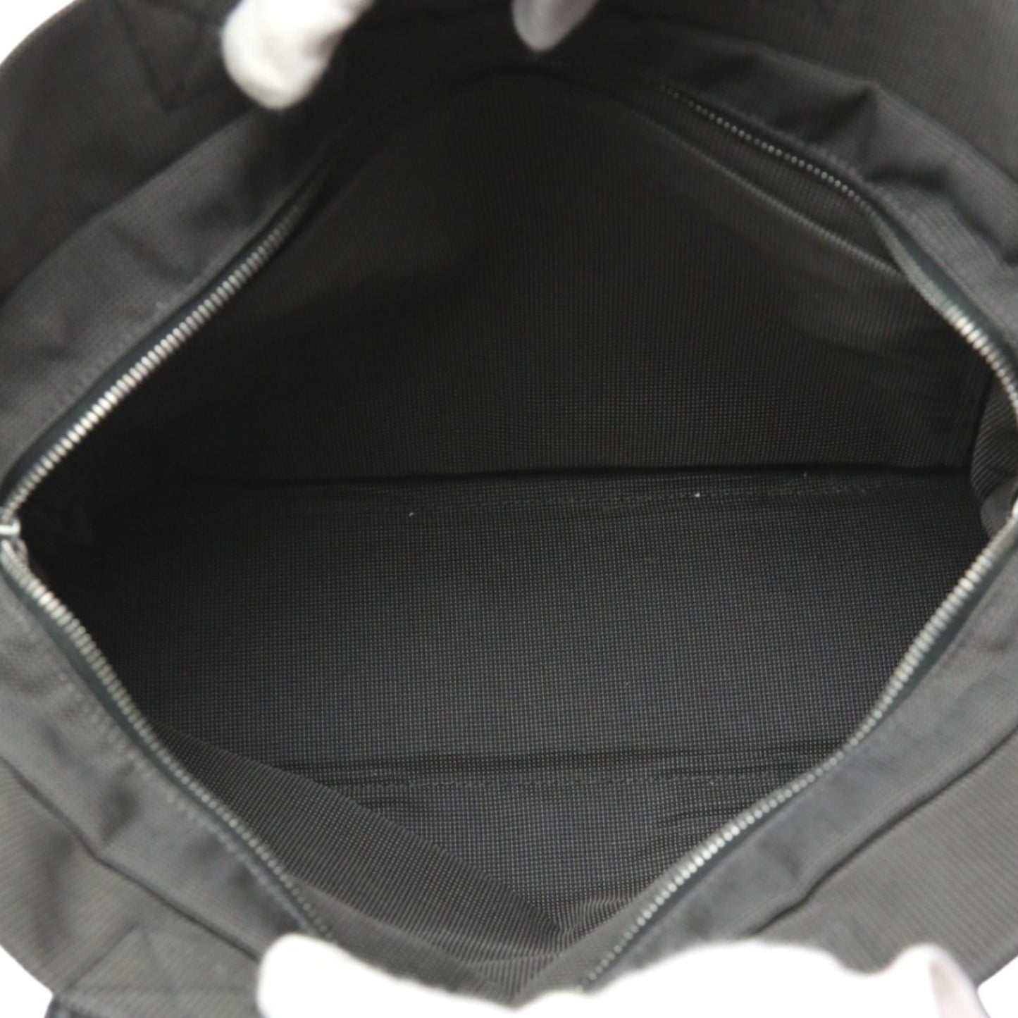 Hermès Herline, Grey, Canvas, tote