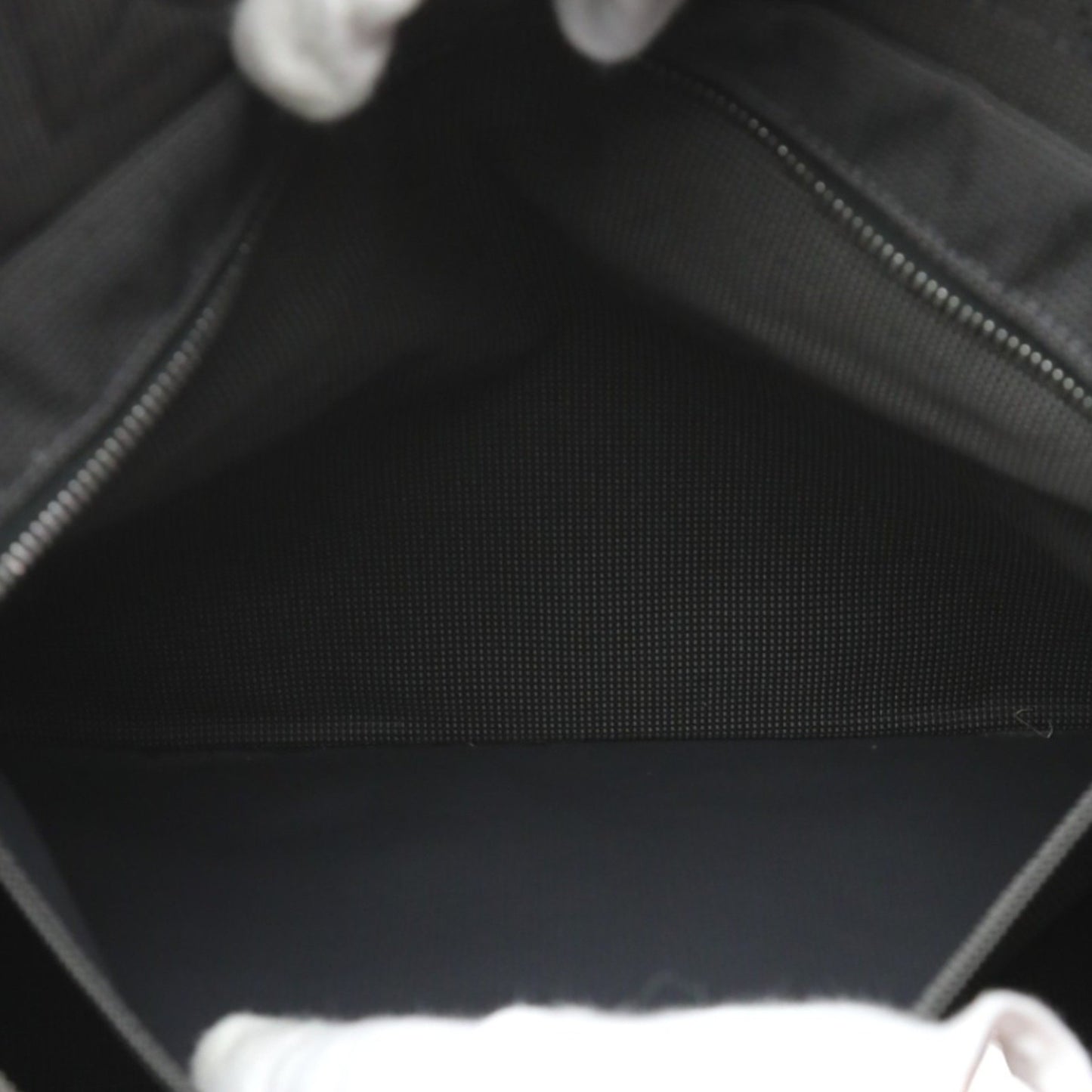 Hermès Herline, Grey, Canvas, tote