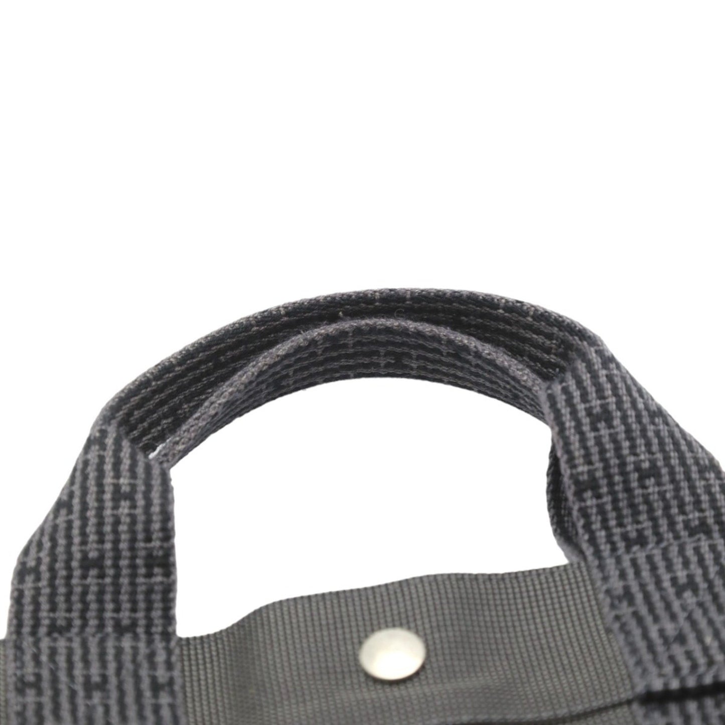 Hermès Herline, Grey, Canvas, tote