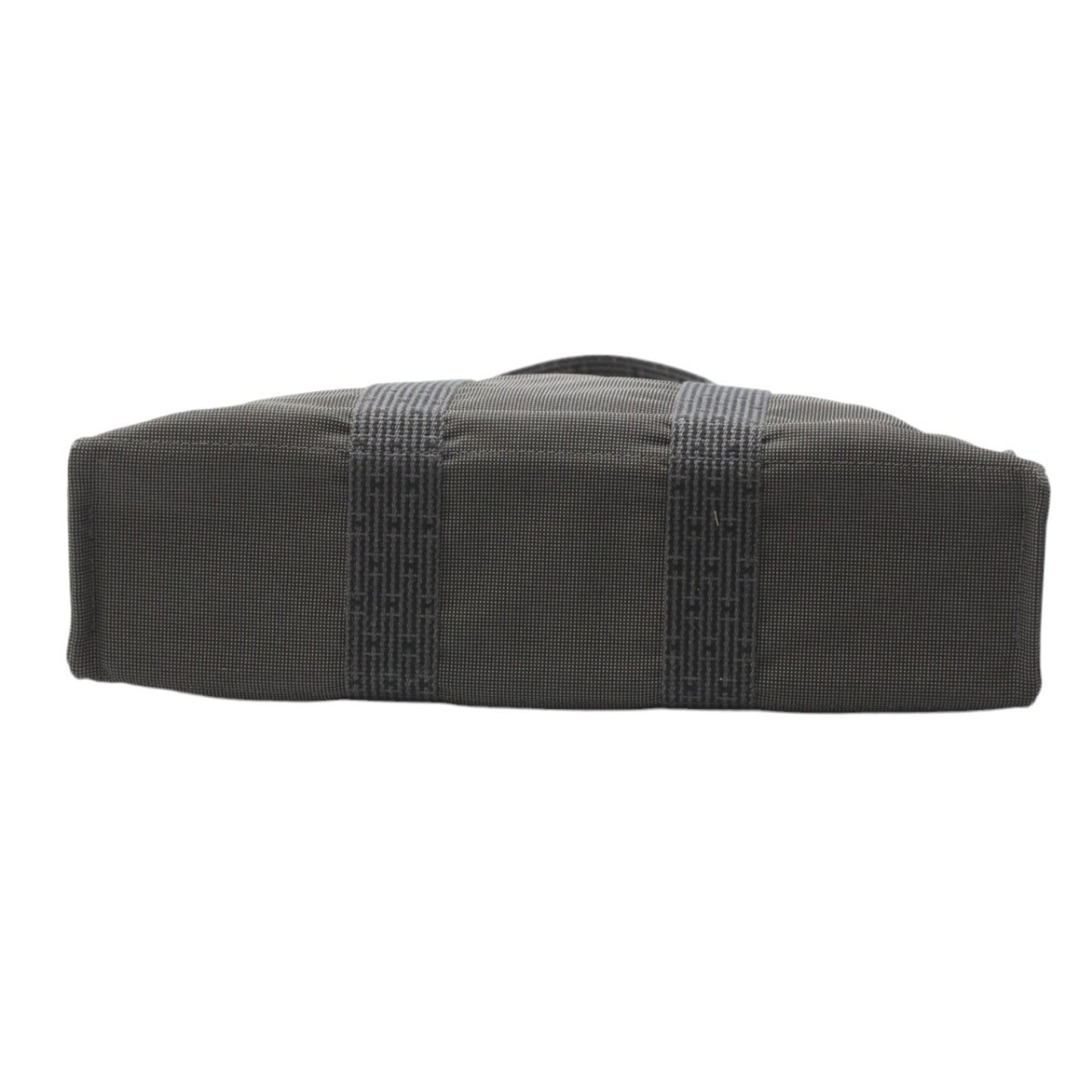 Hermès Herline, Grey, Canvas, tote