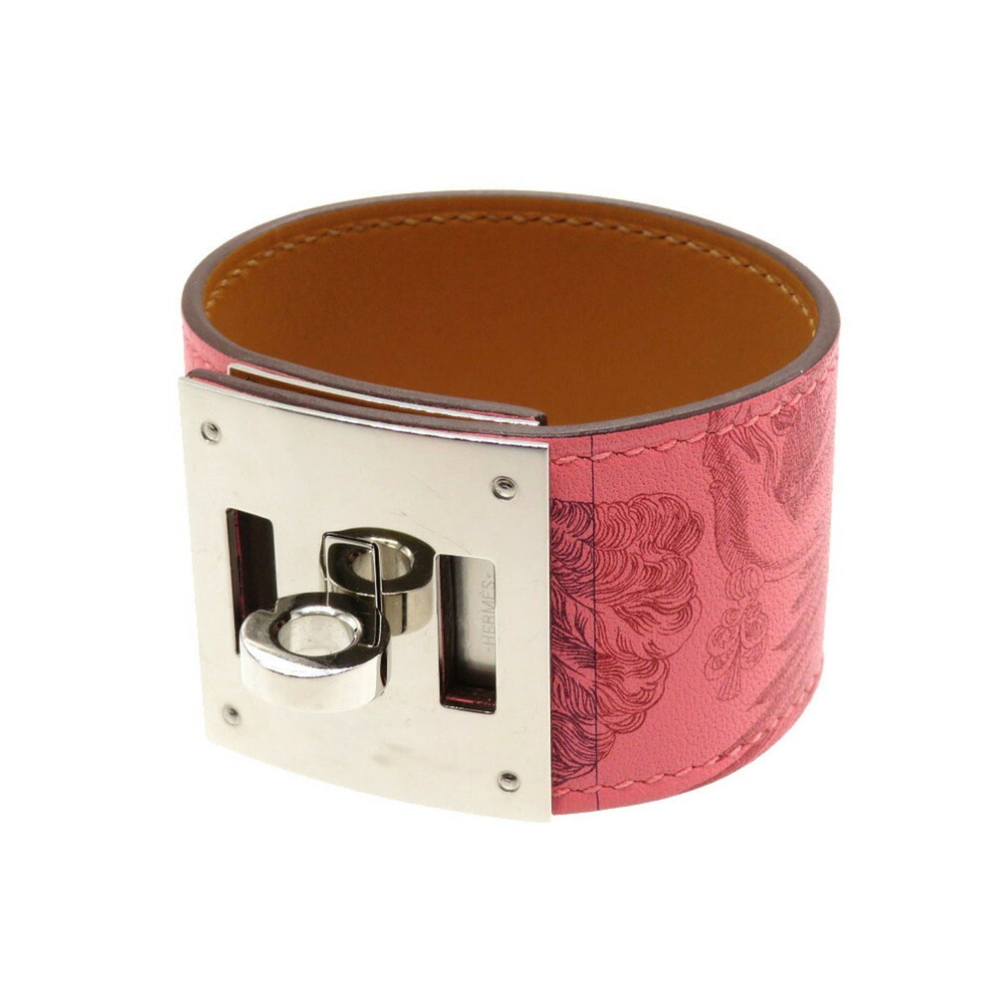 Hermès Kelly Dog, Pink, Leather, bracelet
