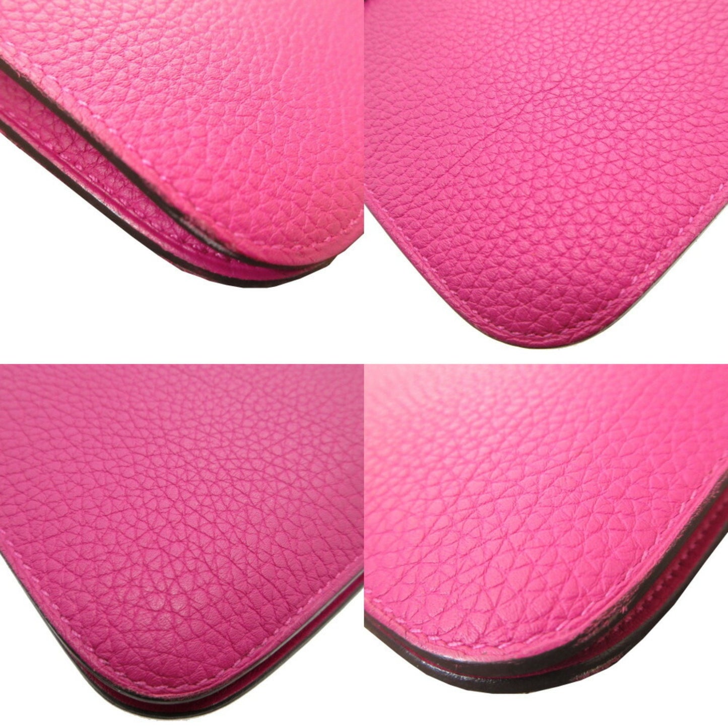 Hermès Dogon, Pink, Leather, wallet