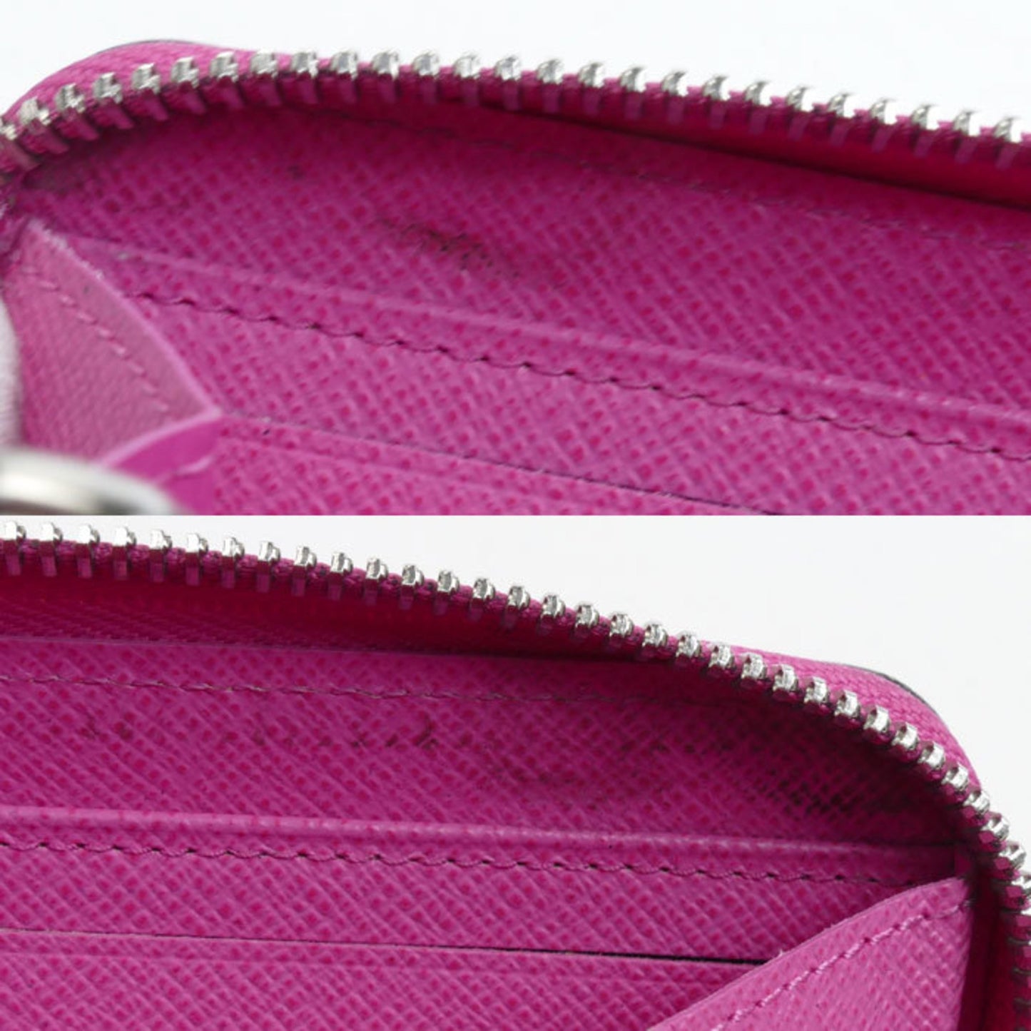 Louis Vuitton Portefeuille zippy, Pink, Leather, wallet