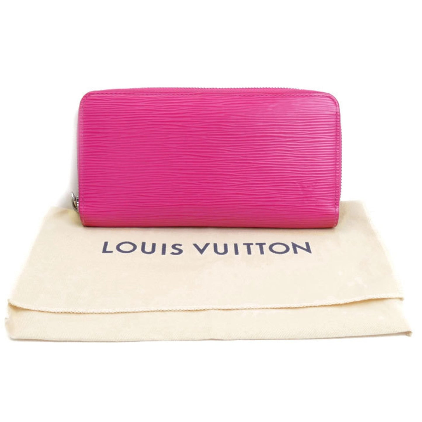 Louis Vuitton Portefeuille zippy, Pink, Leather, wallet