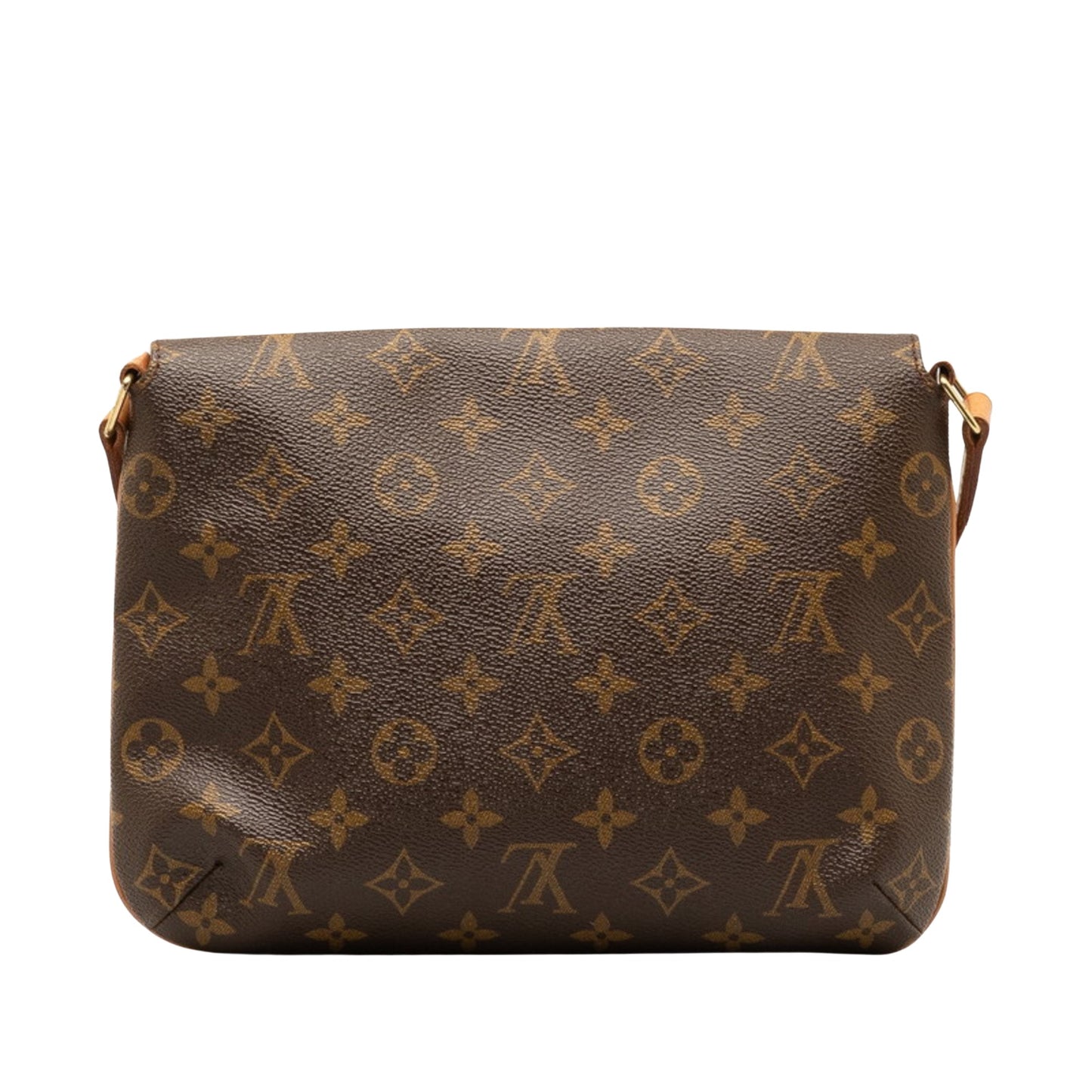 Louis Vuitton Musette Tango, Brown, Canvas, shoulder