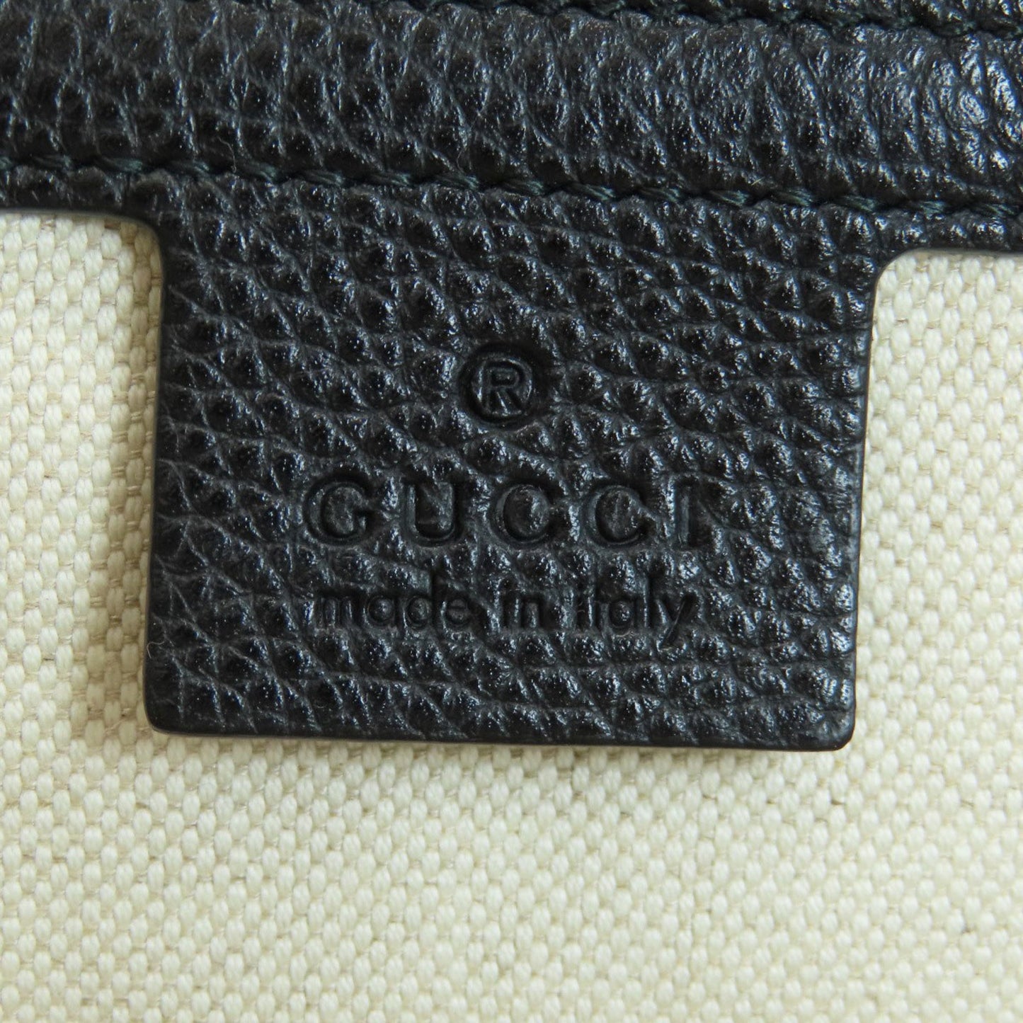 Gucci Ophidia, Black, Leather, backpack