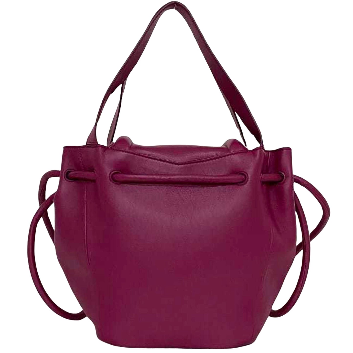 Bottega Veneta Beak, Purple, Leather, handbag