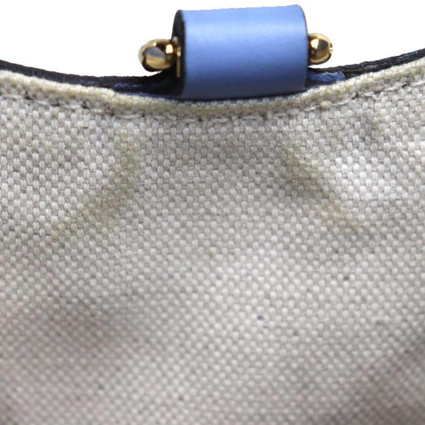 Gucci GG Ribbon, Blue, Leather, handbag