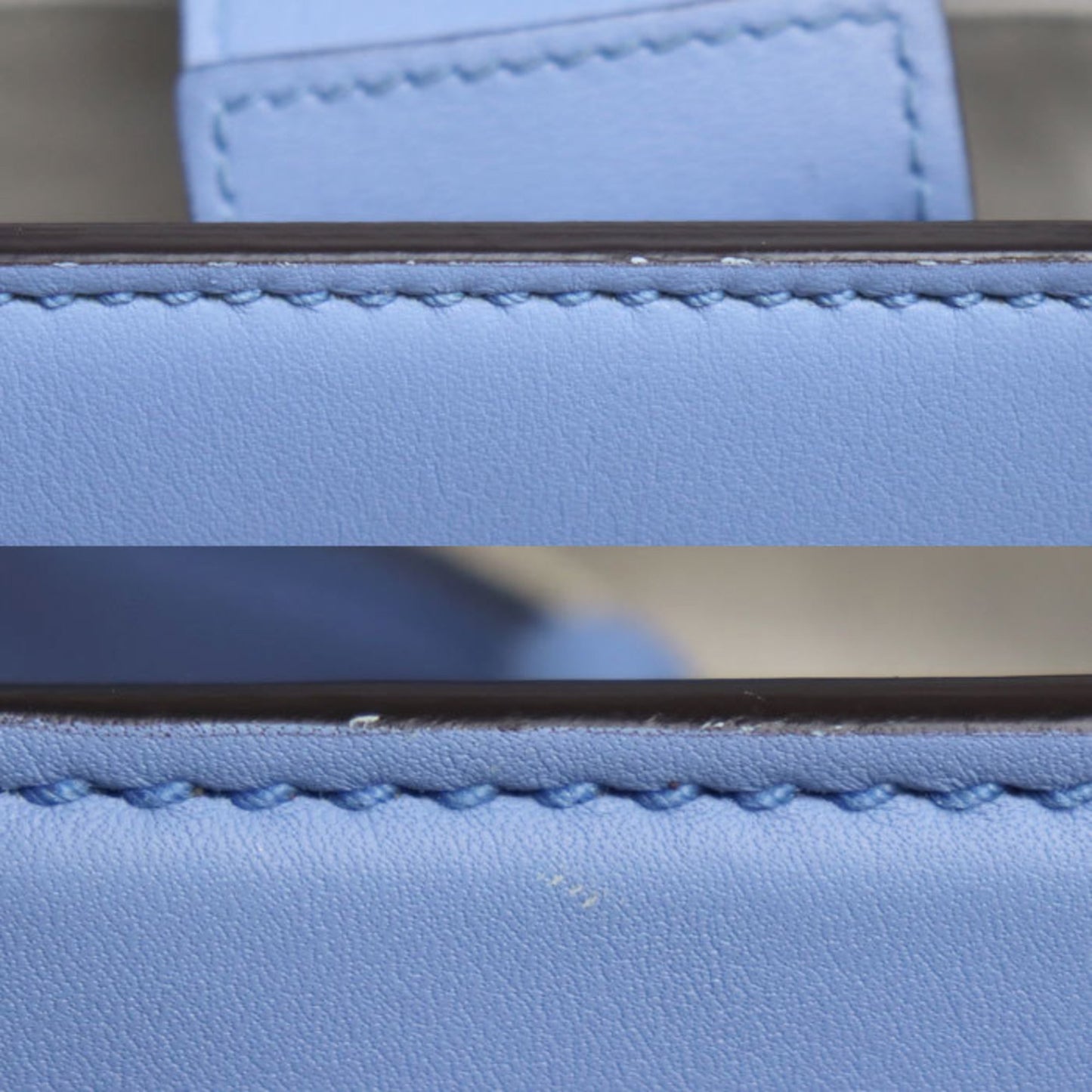Gucci GG Ribbon, Blue, Leather, handbag