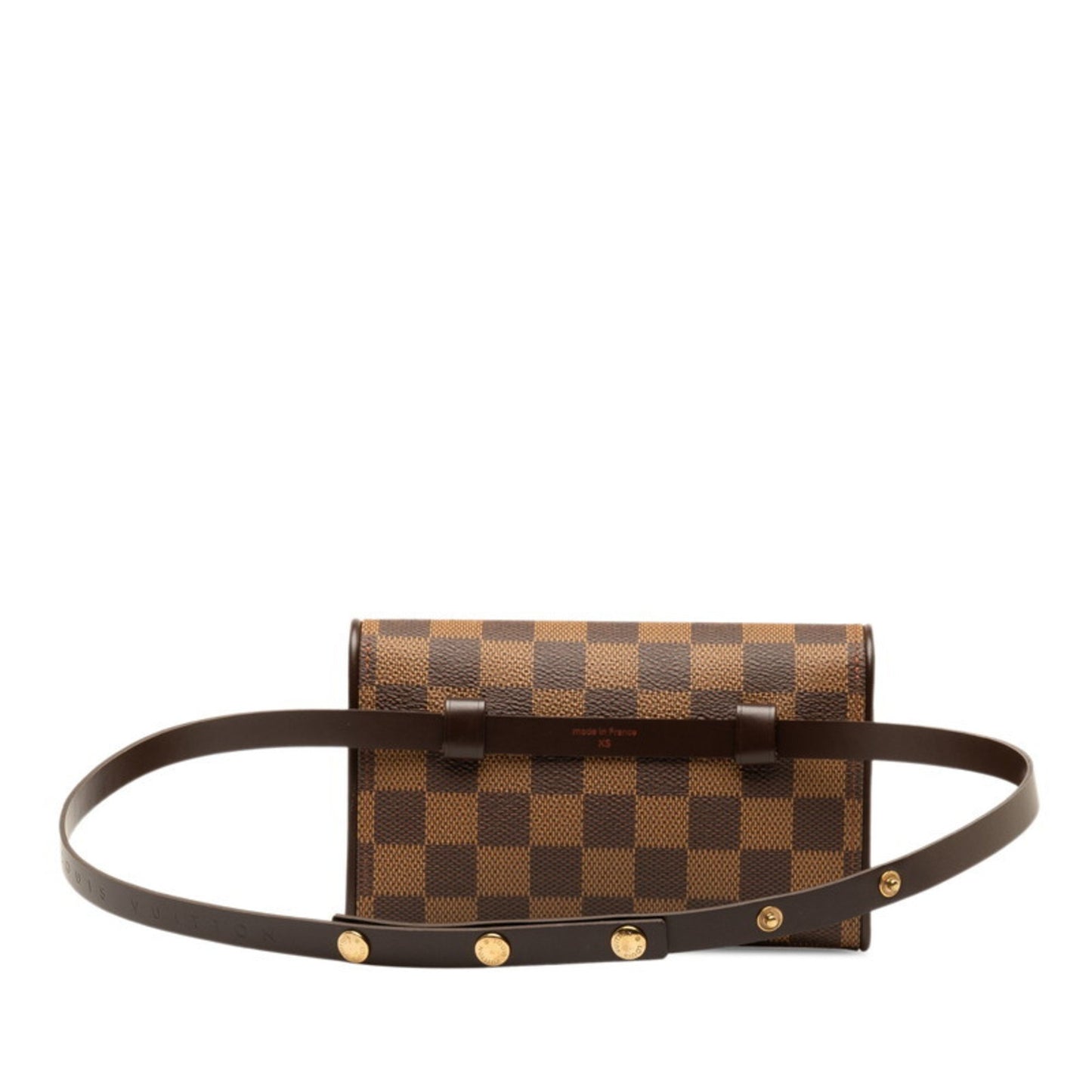 Louis Vuitton Pochette florentine, Brown, Canvas, clutch