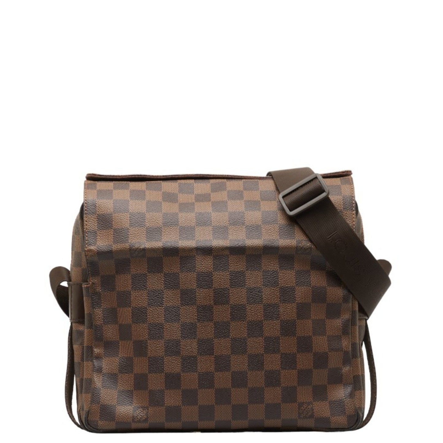 Louis Vuitton Naviglio, Brown, Canvas, shoulder