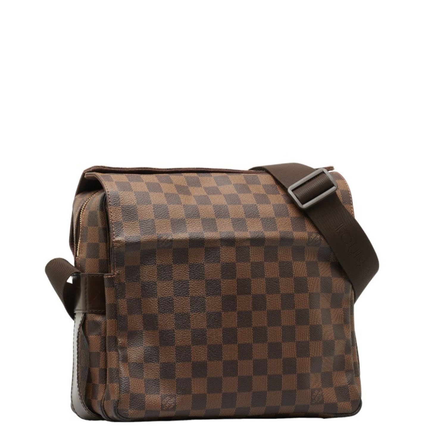 Louis Vuitton Naviglio, Brown, Canvas, shoulder