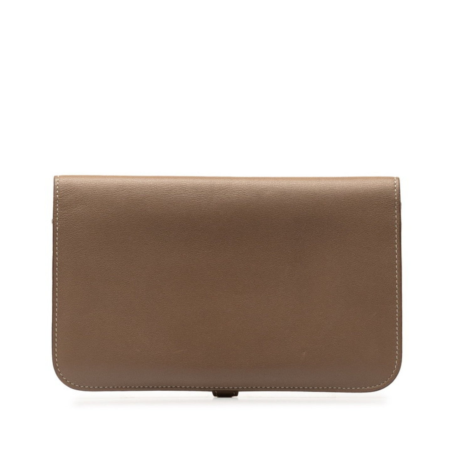 Hermès dOGON gm, Purple, Leather, wallet