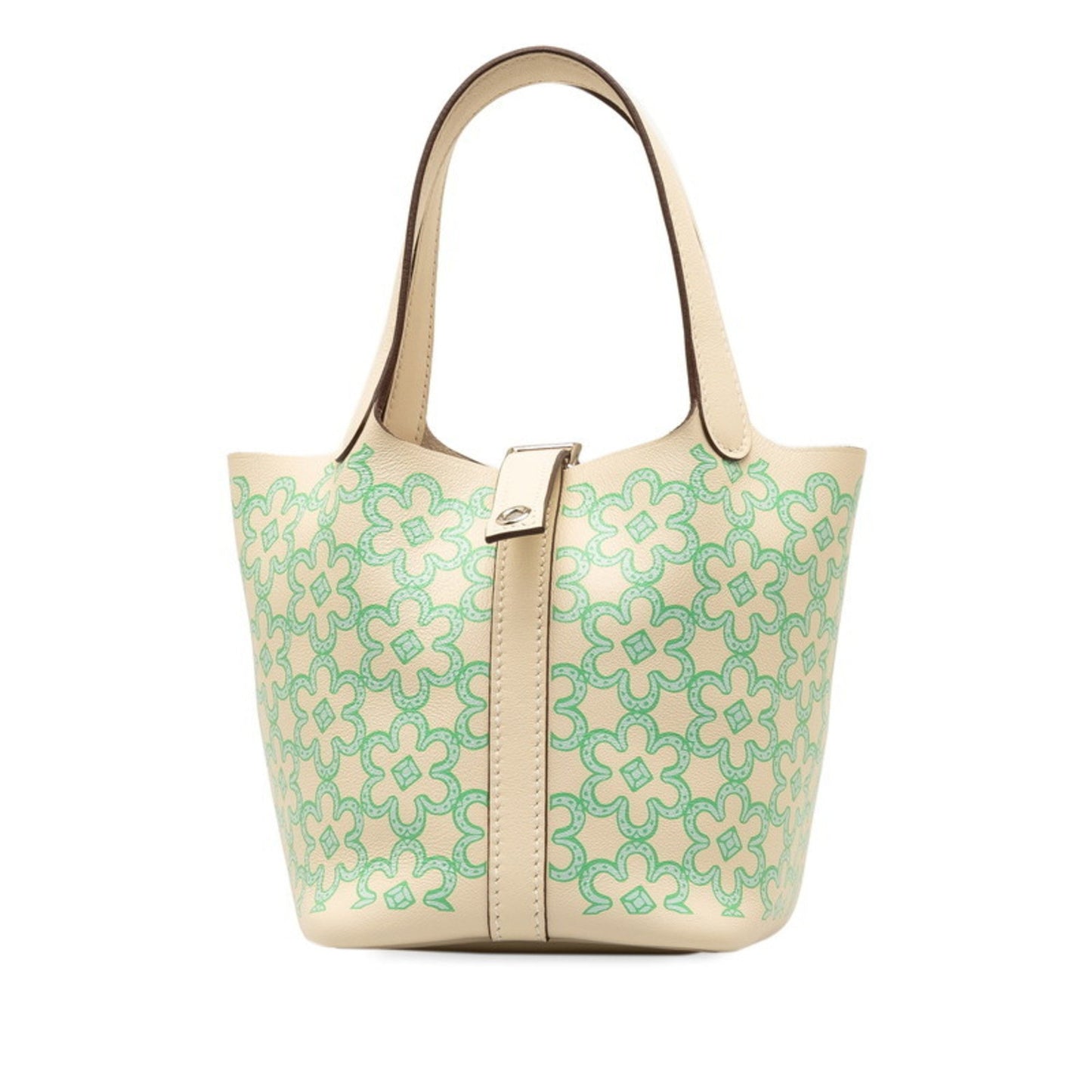 Hermès Picotin lock, Green, Leather, handbag