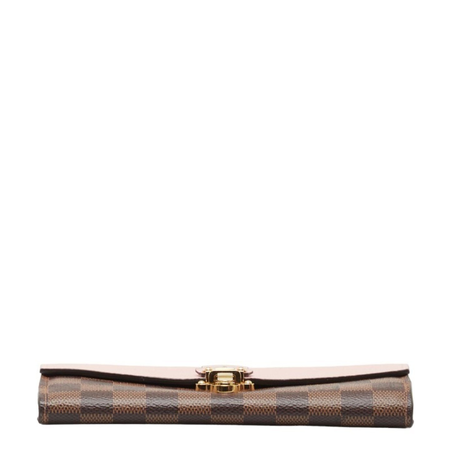 Louis Vuitton Clapton, Brown, Canvas, wallet