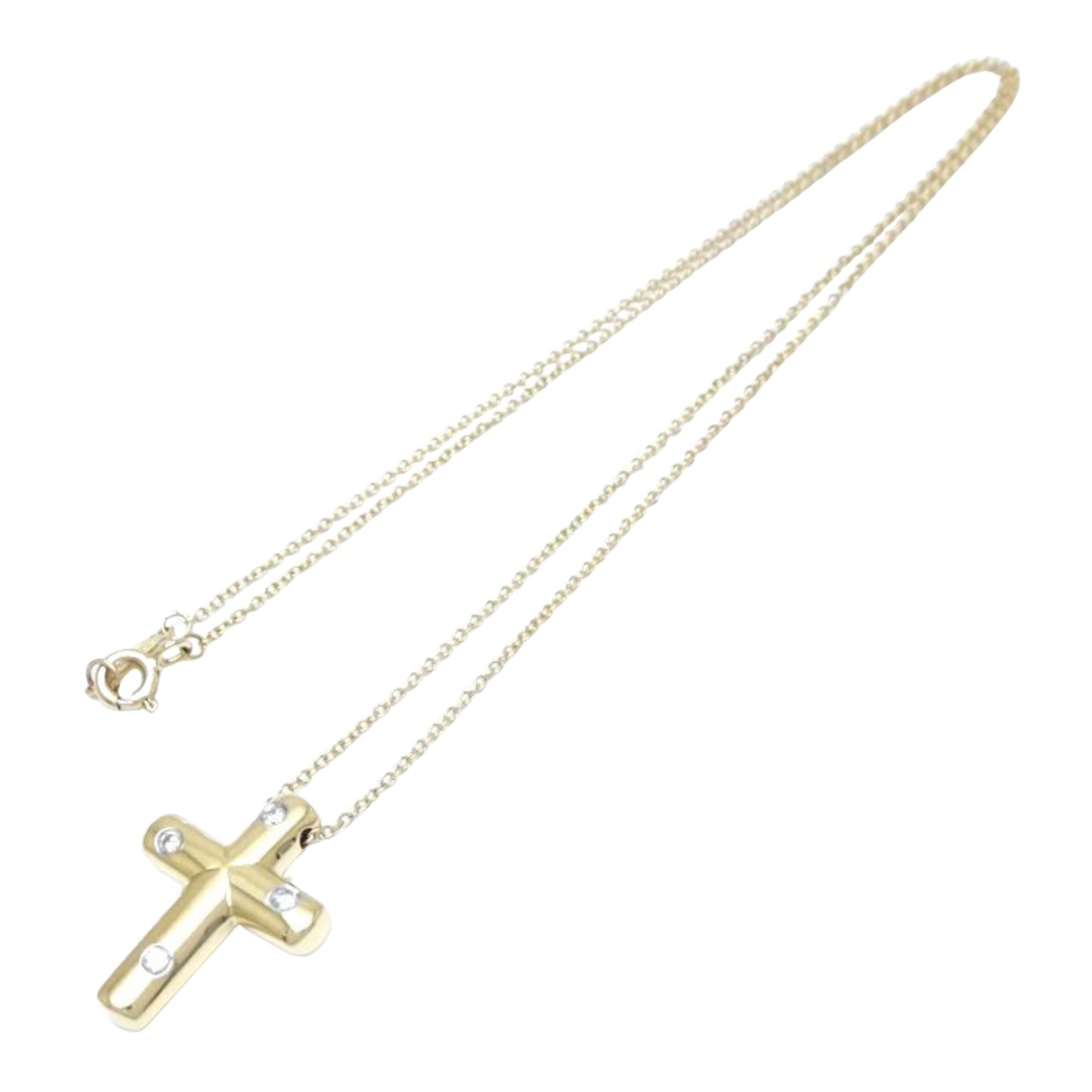Tiffany & Co Croix, Gold, Yellow Gold, necklace