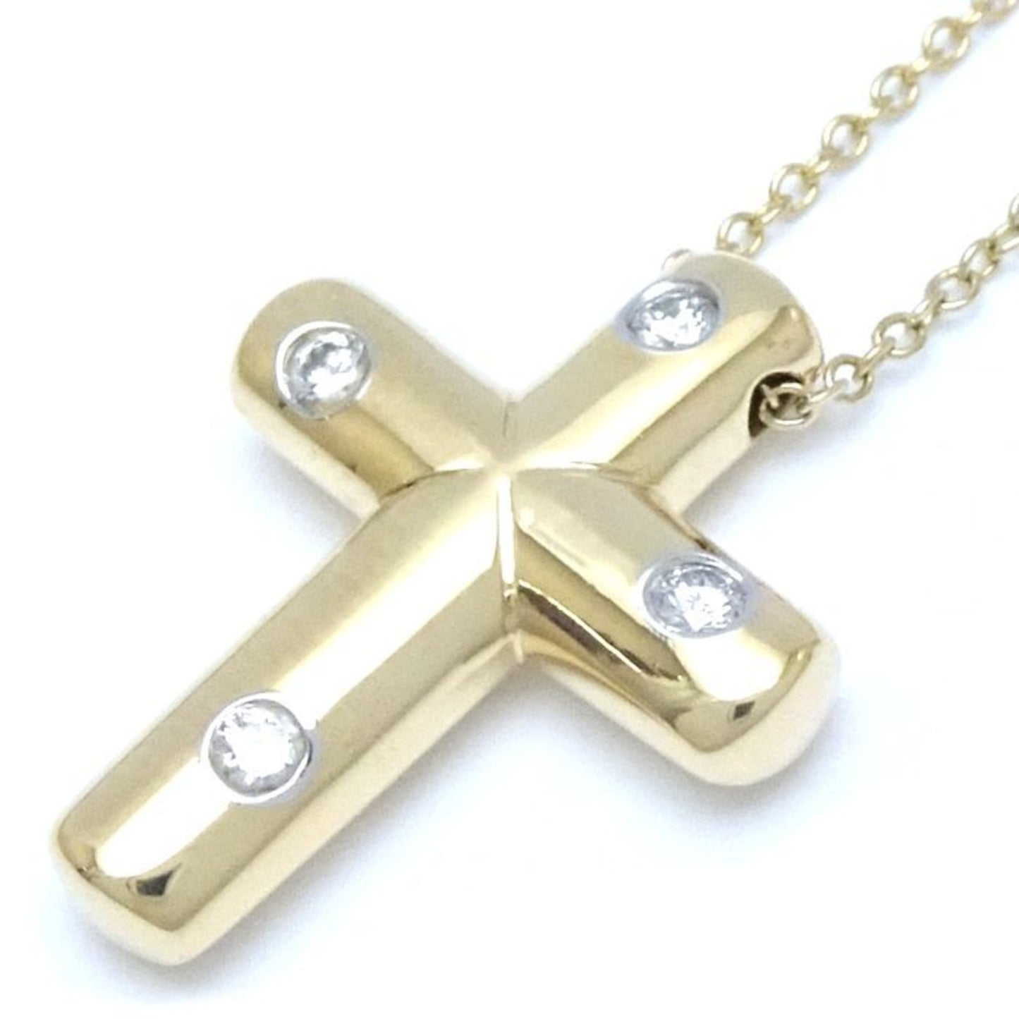 Tiffany & Co Croix, Gold, Yellow Gold, necklace