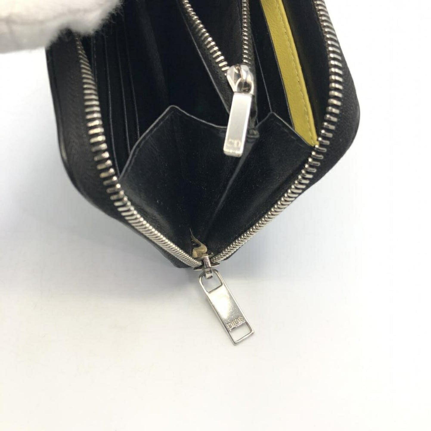 Dior --, Black, Leather, wallet
