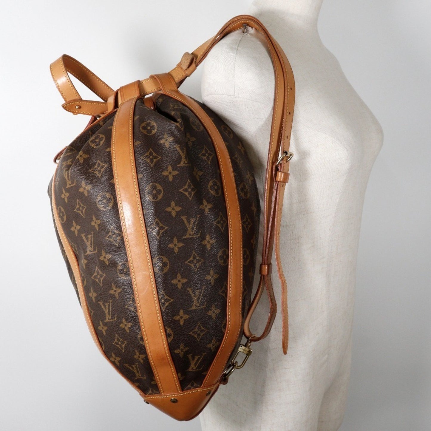 Louis Vuitton Romeo Gigli, Brown, Canvas, shoulder