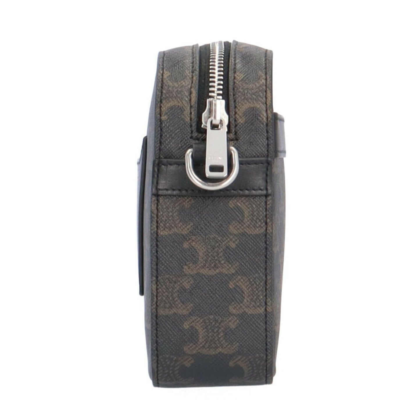 Céline Triomphe, Black, Canvas, shoulder