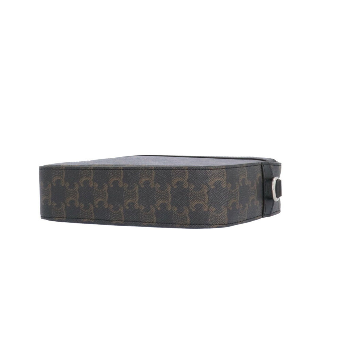 Céline Triomphe, Black, Canvas, shoulder
