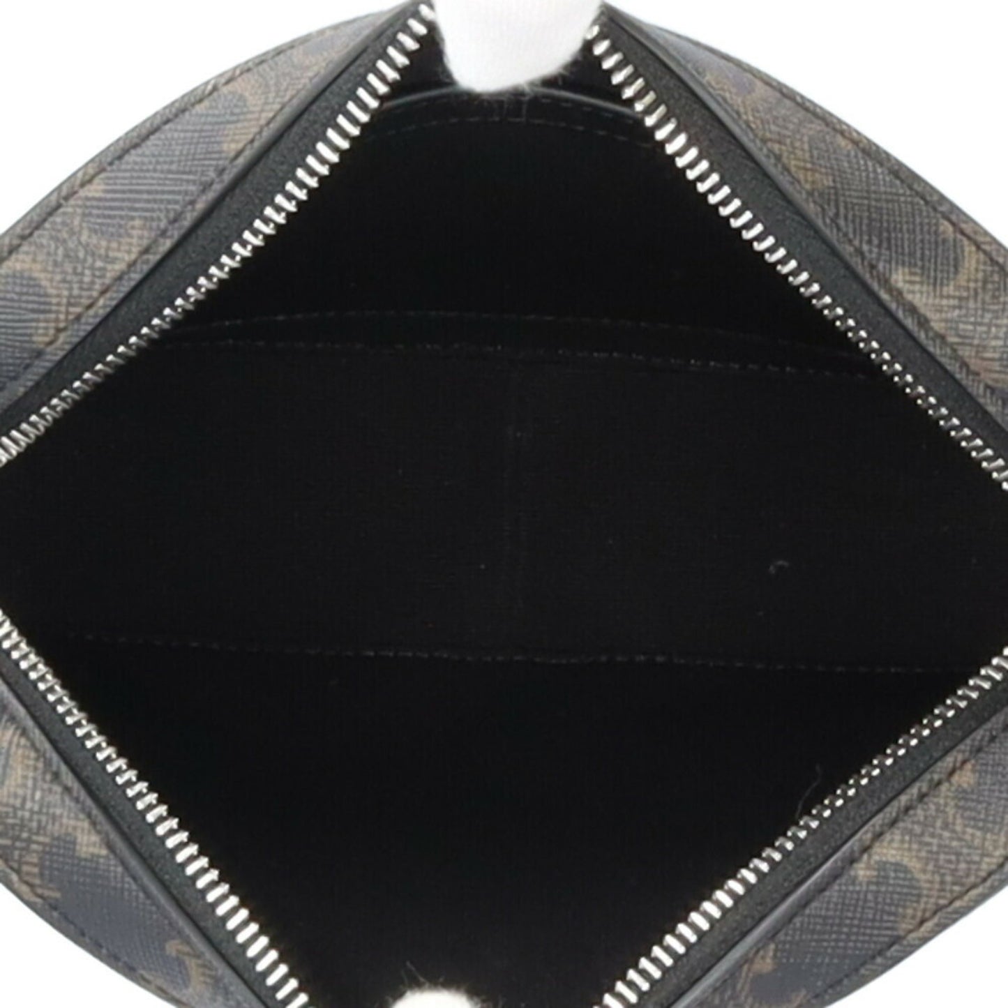 Céline Triomphe, Black, Canvas, shoulder