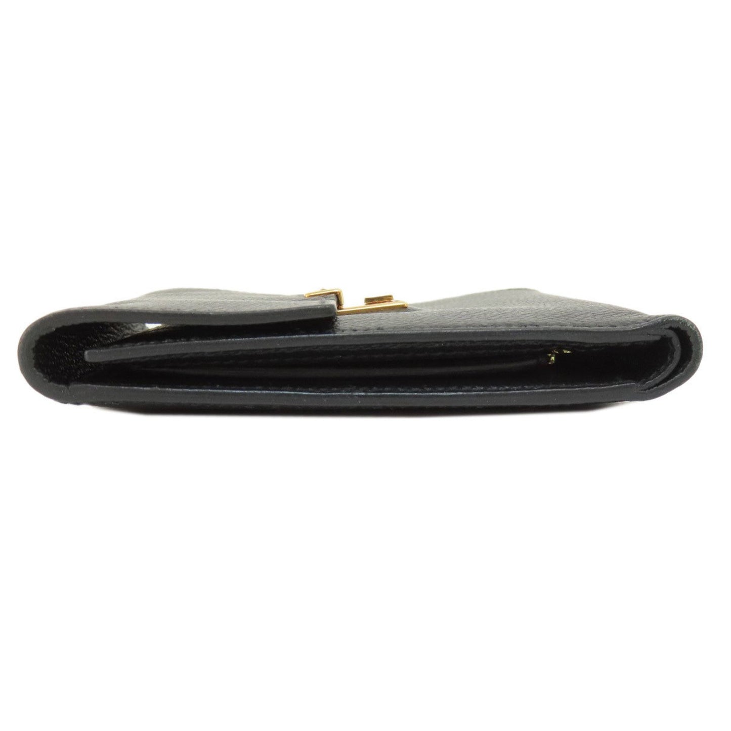 Hermès Clic 12, Black, Leather, wallet