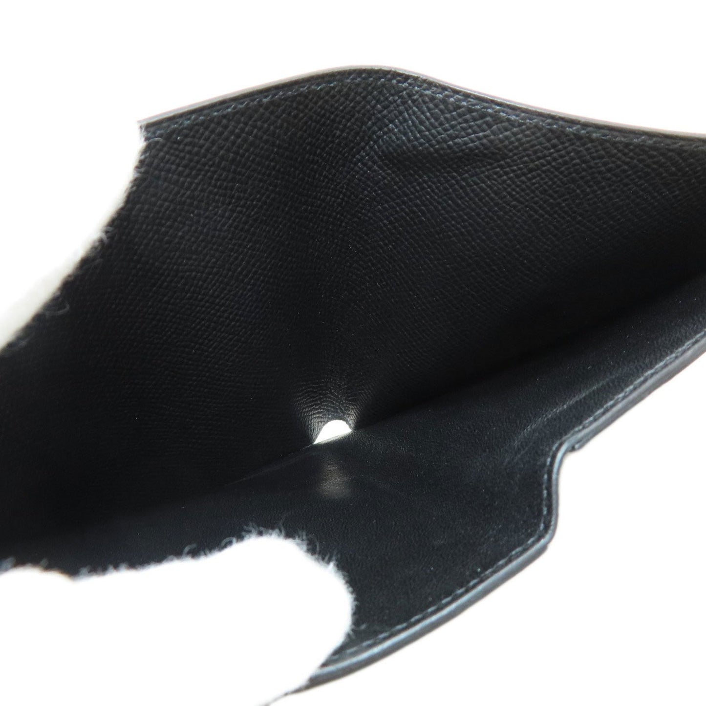 Hermès Clic 12, Black, Leather, wallet