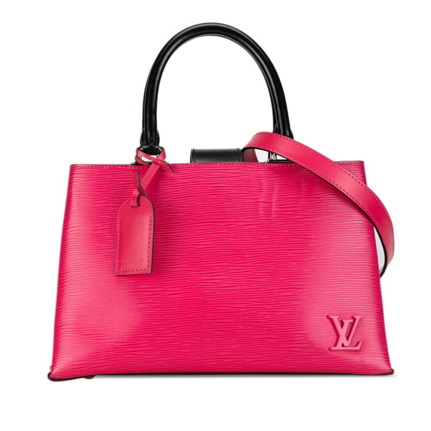 Louis Vuitton Kleber, Pink, Leather, handbag