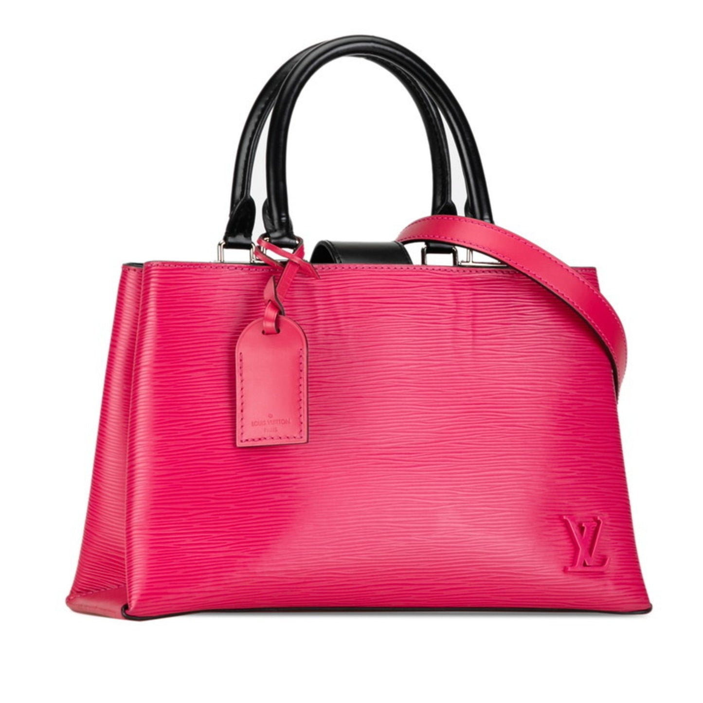 Louis Vuitton Kleber, Pink, Leather, handbag