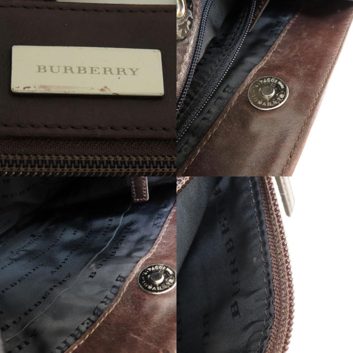 Burberry Nova Check, Beige, Canvas, shoulder