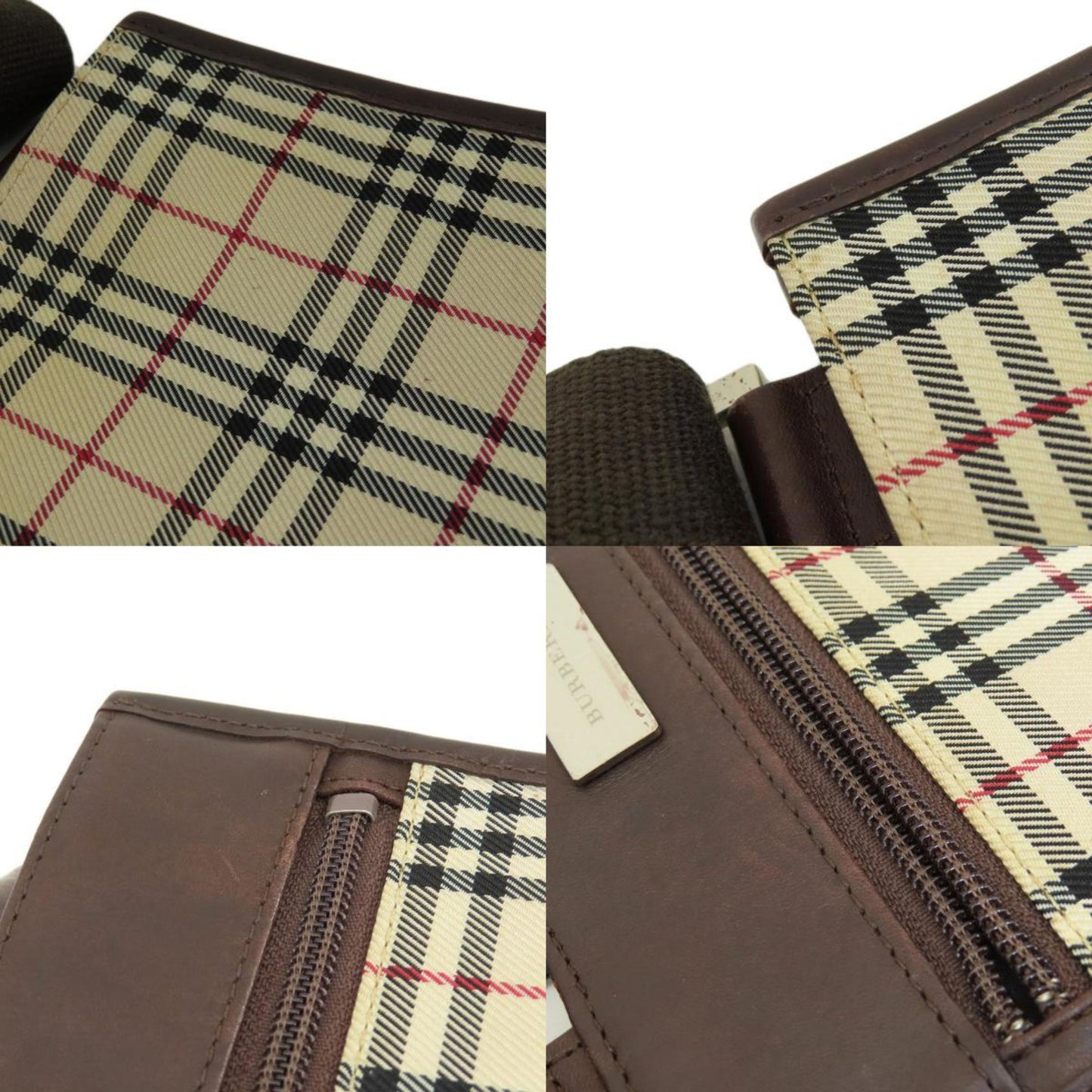 Burberry Nova Check, Beige, Canvas, shoulder