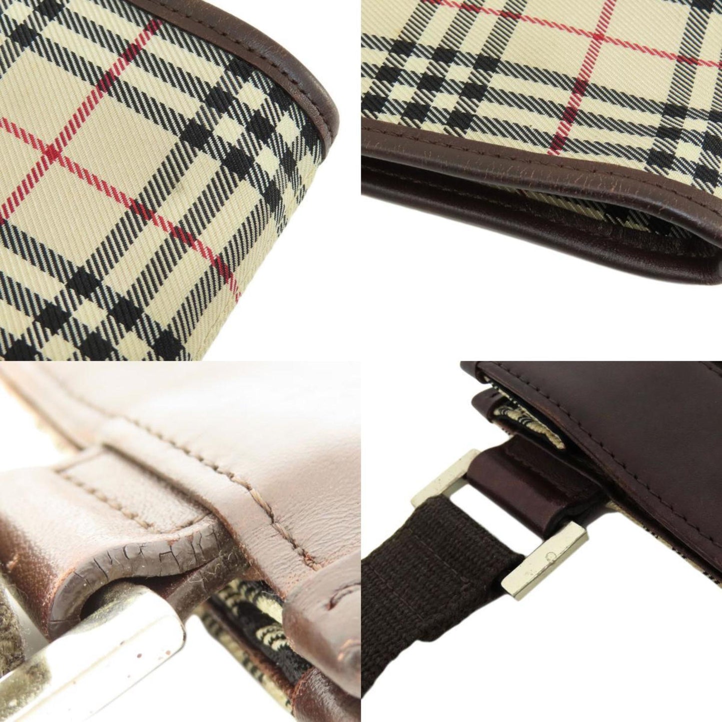 Burberry Nova Check, Beige, Canvas, shoulder