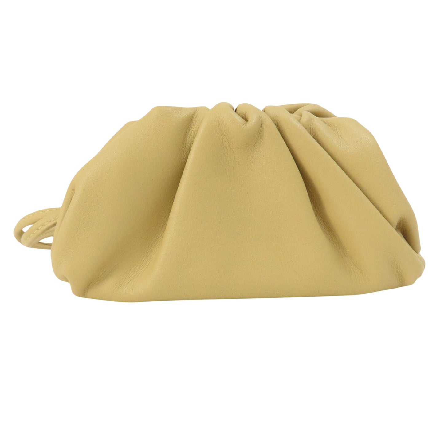 Bottega Veneta Mini pouch, Beige, Leather, clutch