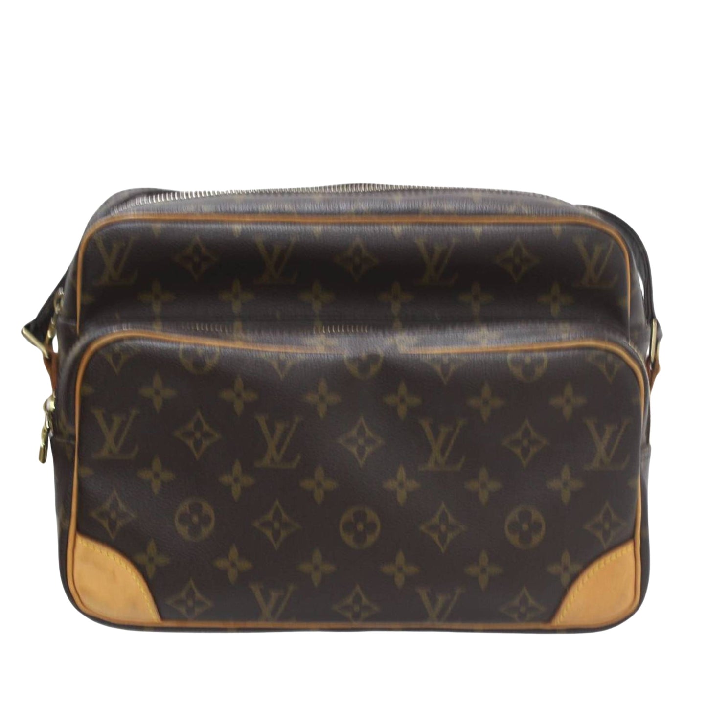 Louis Vuitton Nile, Brown, Canvas, shoulder