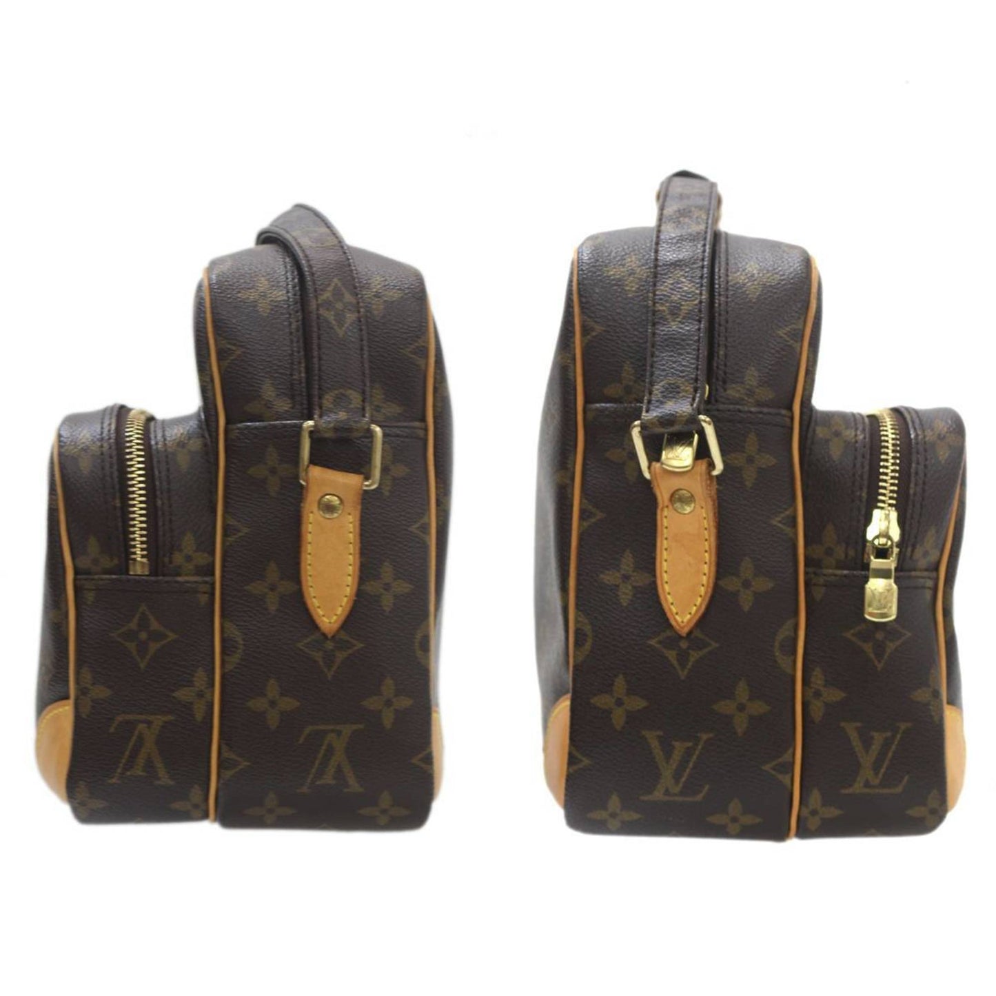 Louis Vuitton Nile, Brown, Canvas, shoulder