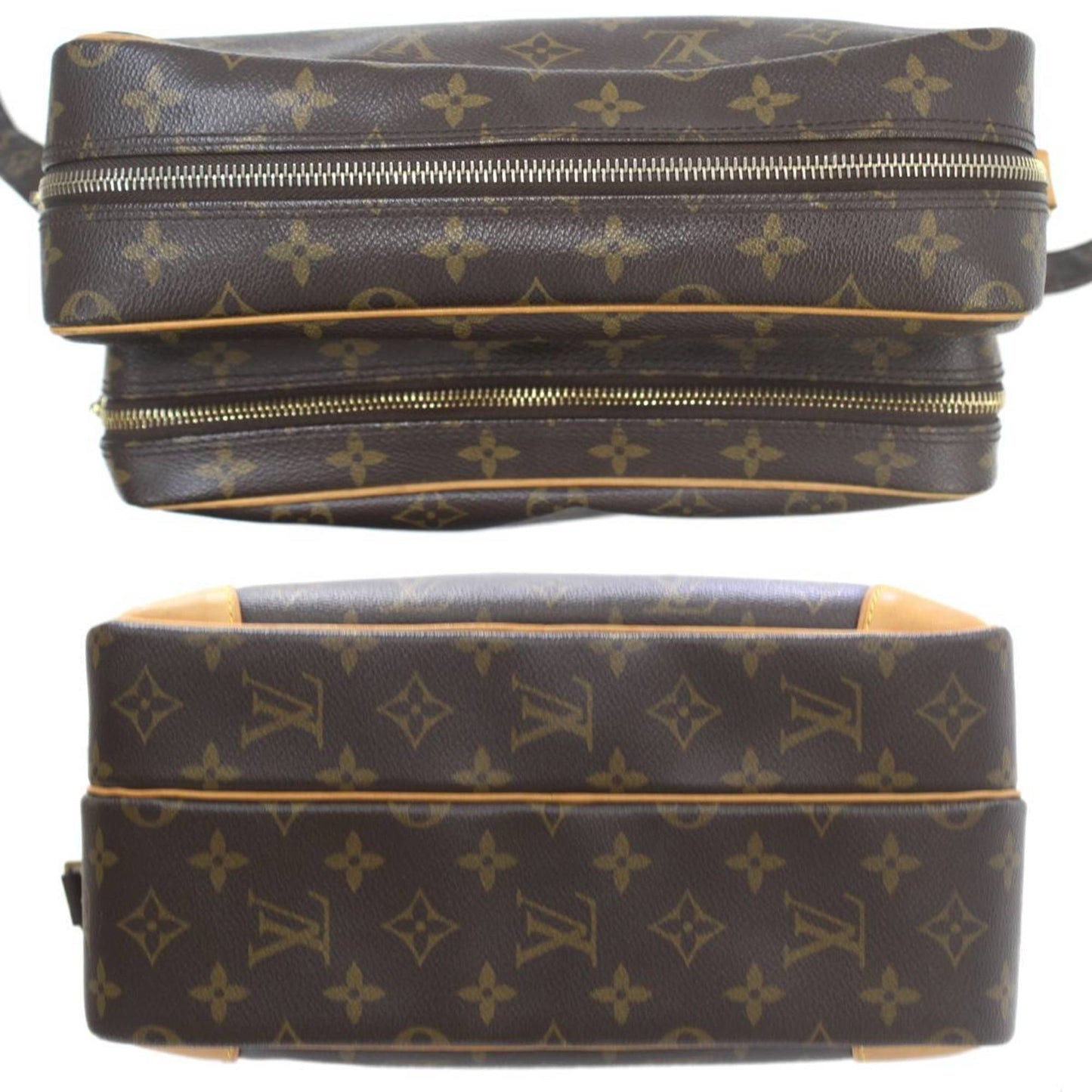 Louis Vuitton Nile, Brown, Canvas, shoulder