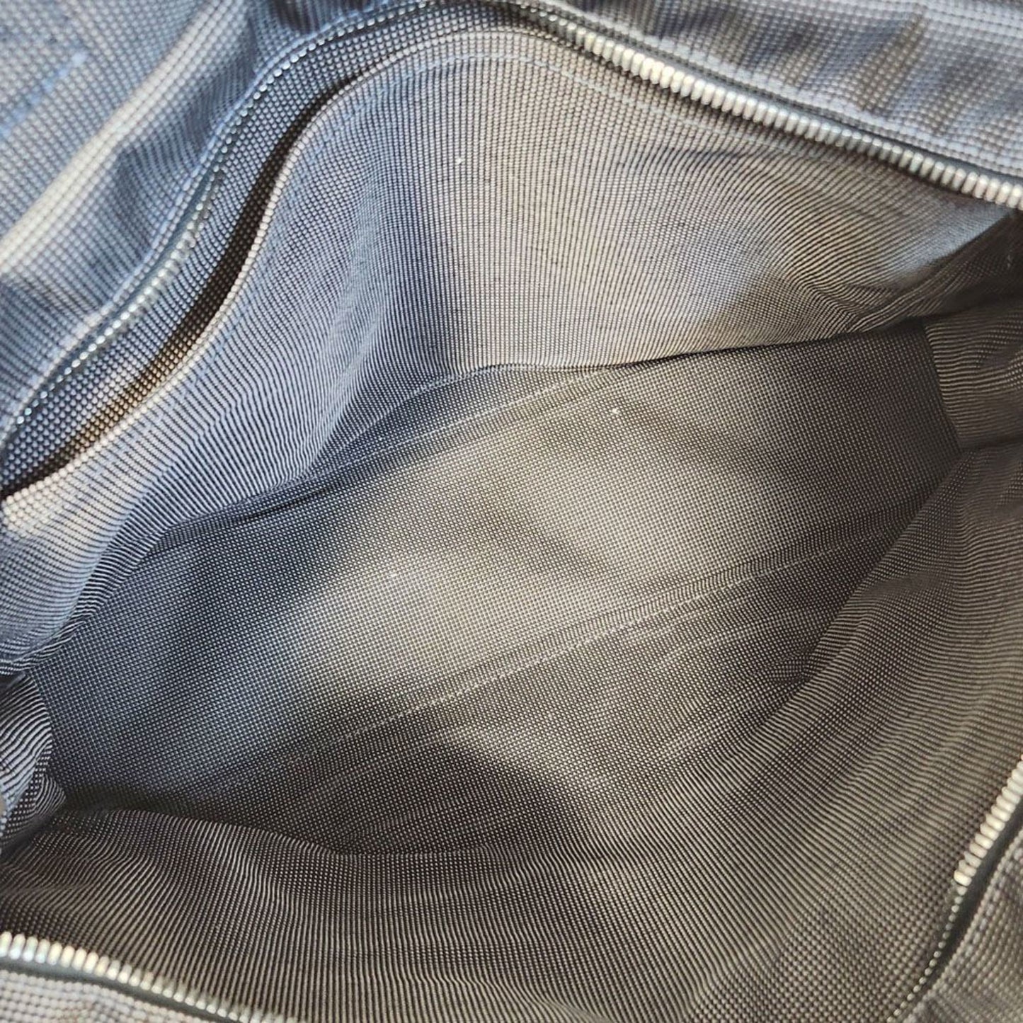 Hermès Herline, Grey, Canvas, tote