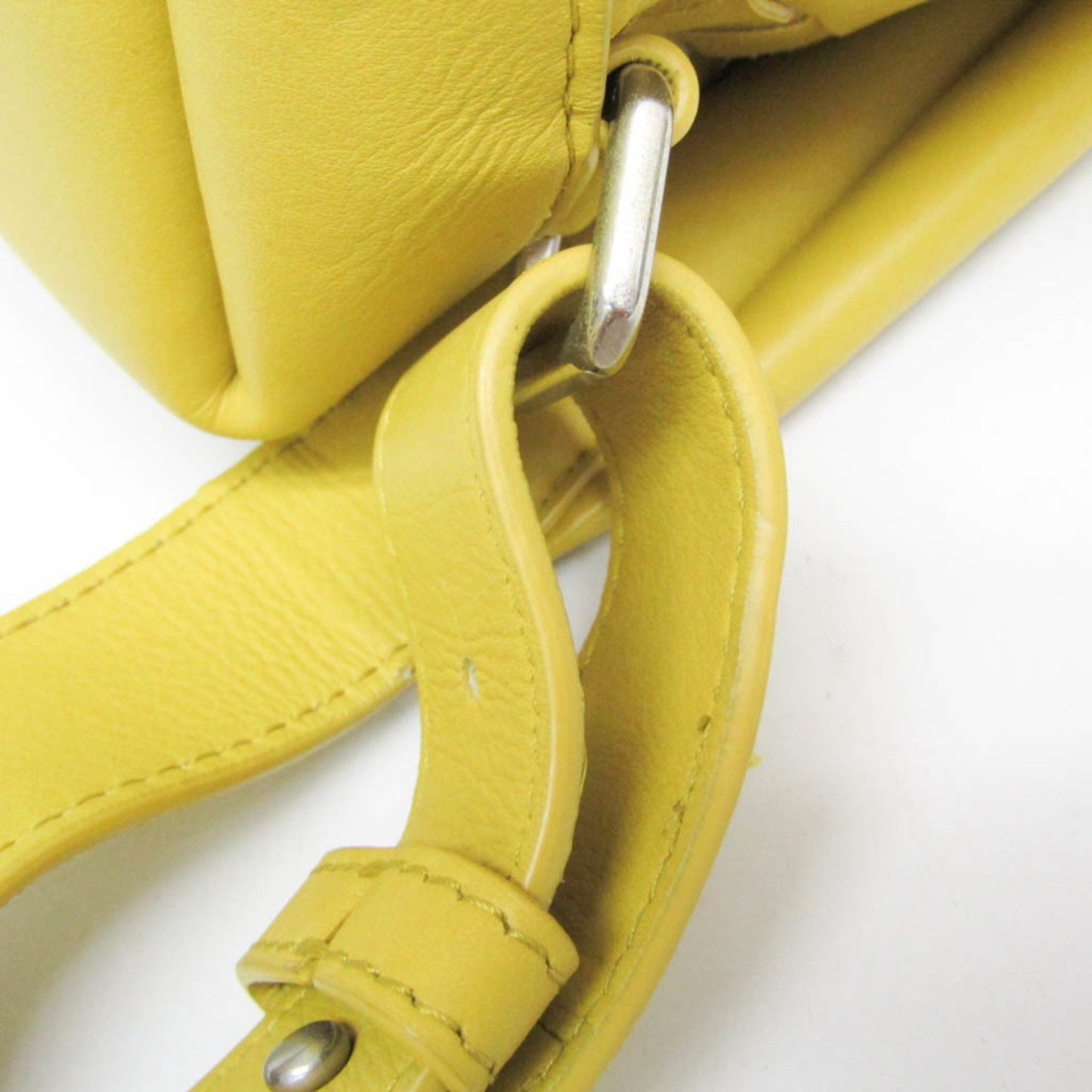 Bottega Veneta Intrecciato, Yellow, Leather, backpack