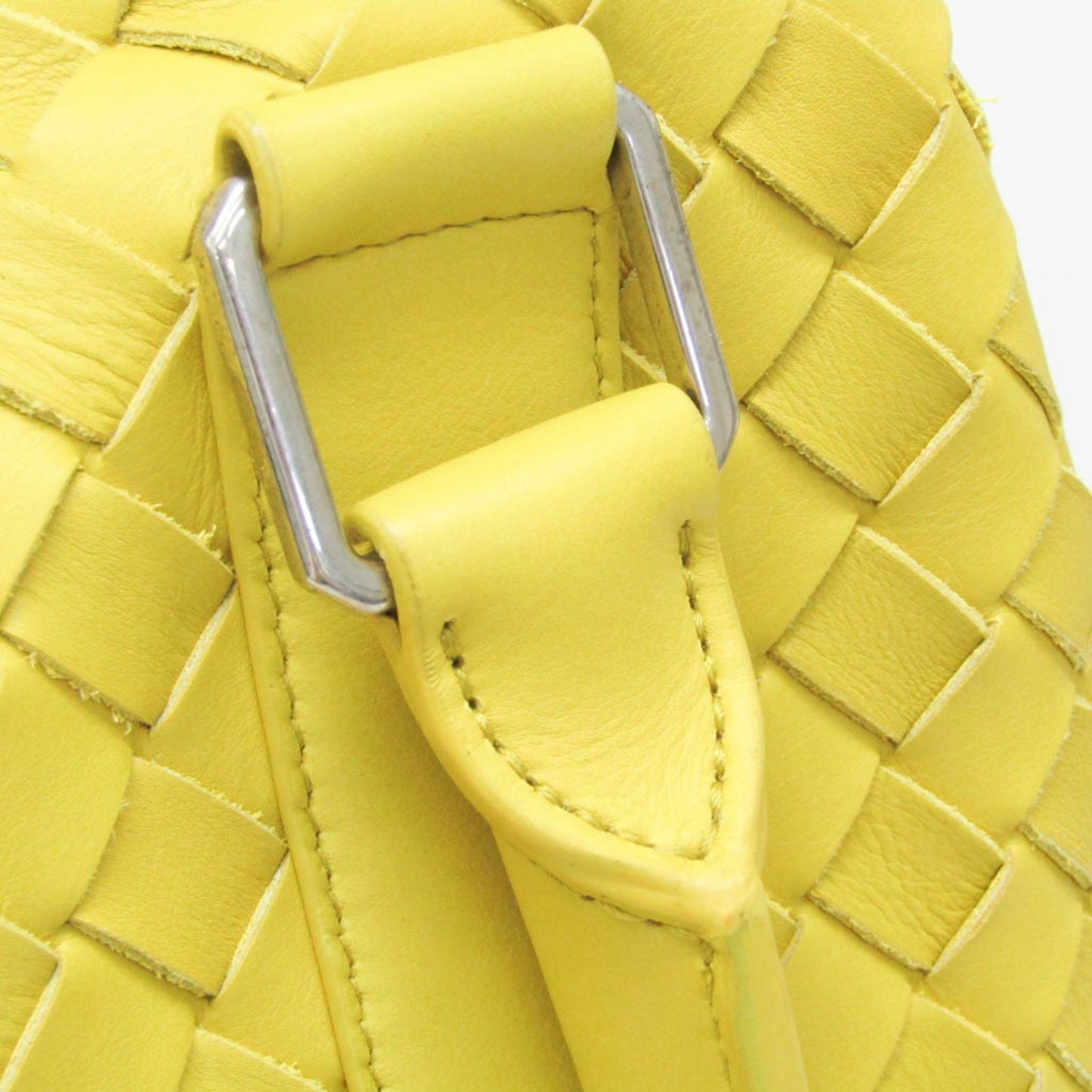 Bottega Veneta Intrecciato, Yellow, Leather, backpack