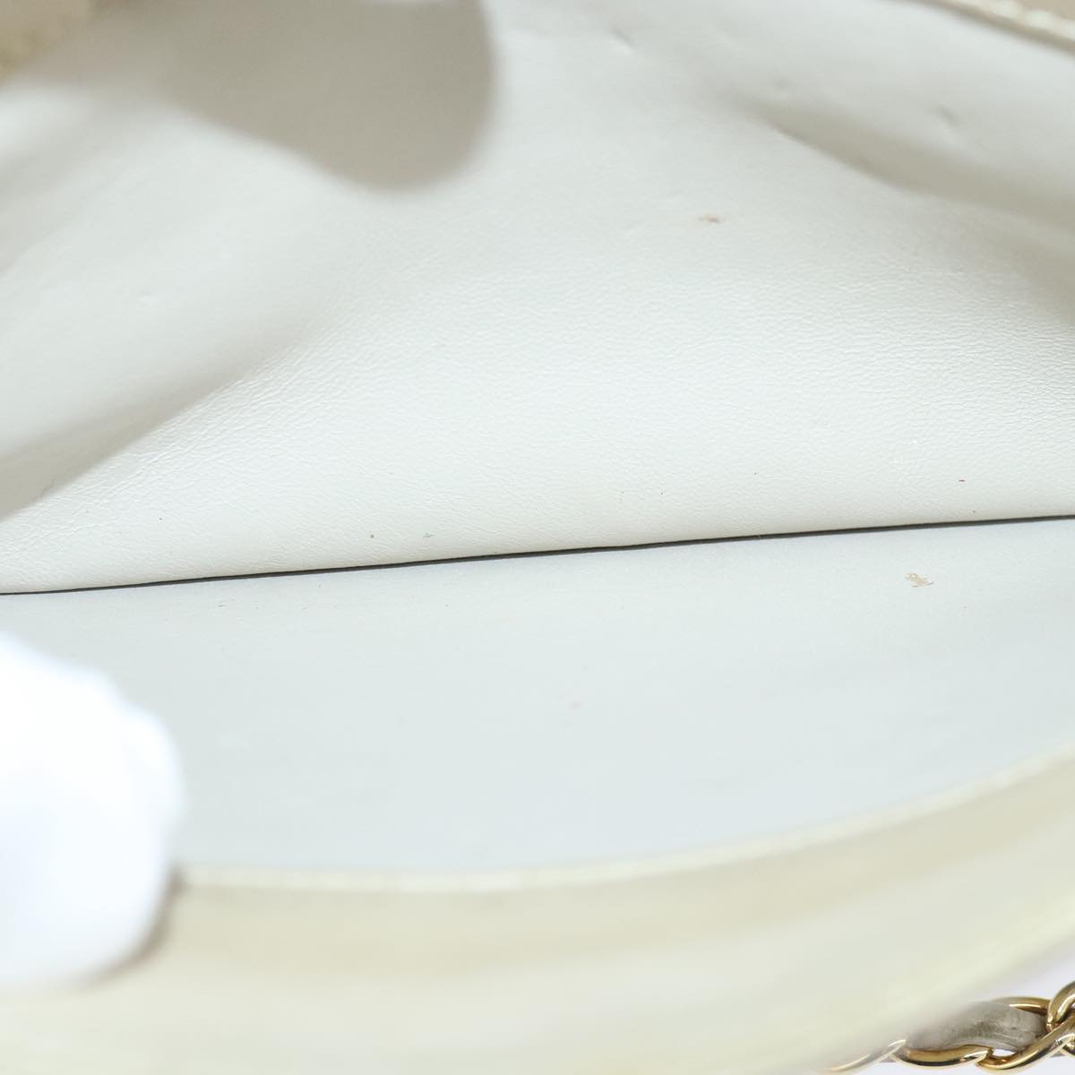 Chanel, Beige, Leather, shoulder