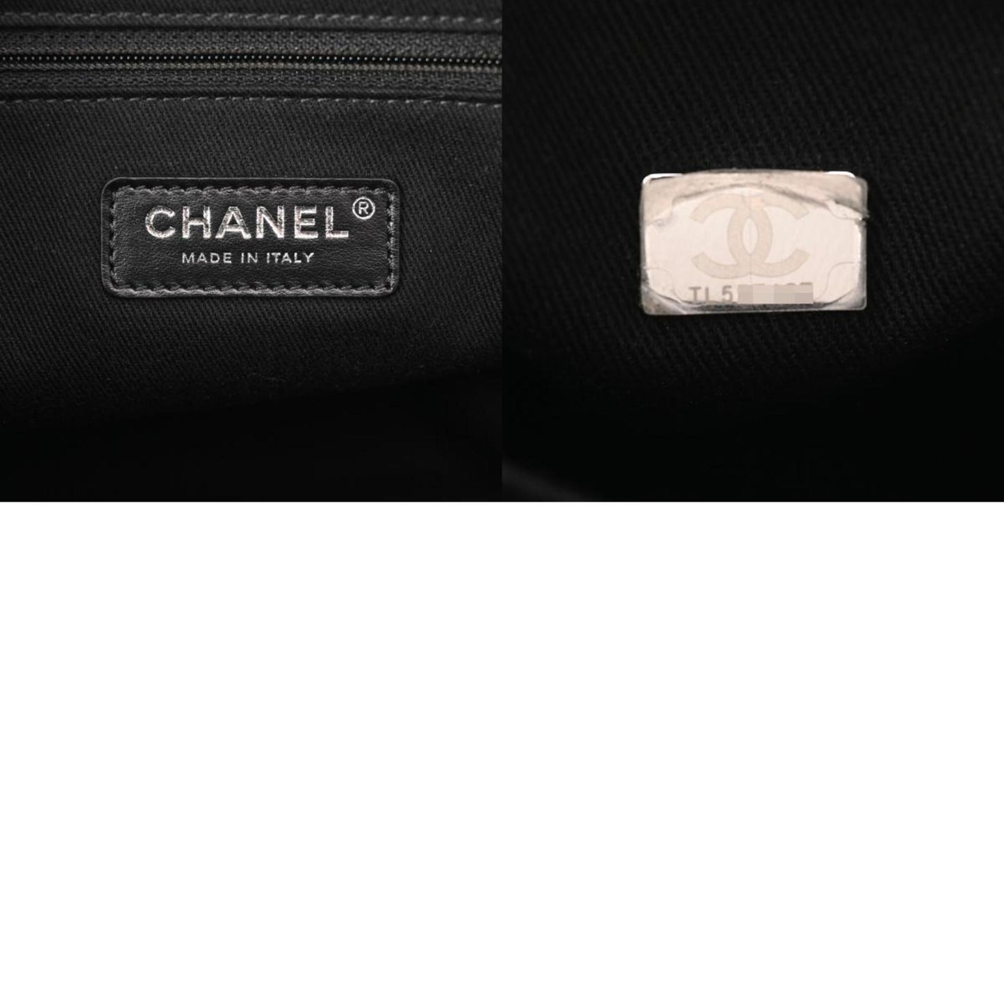 Chanel Deauville, Navy, Canvas, handbag
