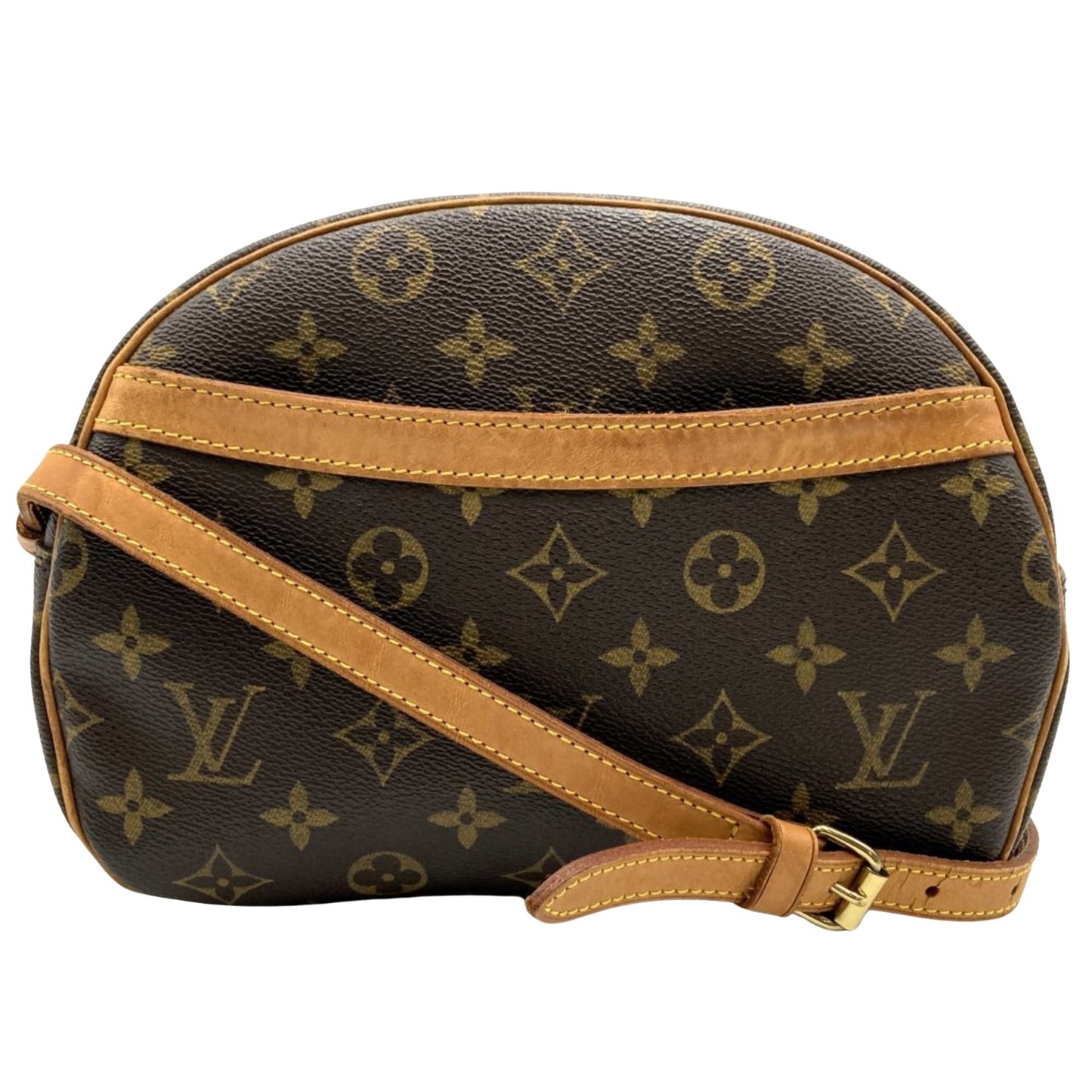 Louis Vuitton Blois, Brown, Canvas, shoulder