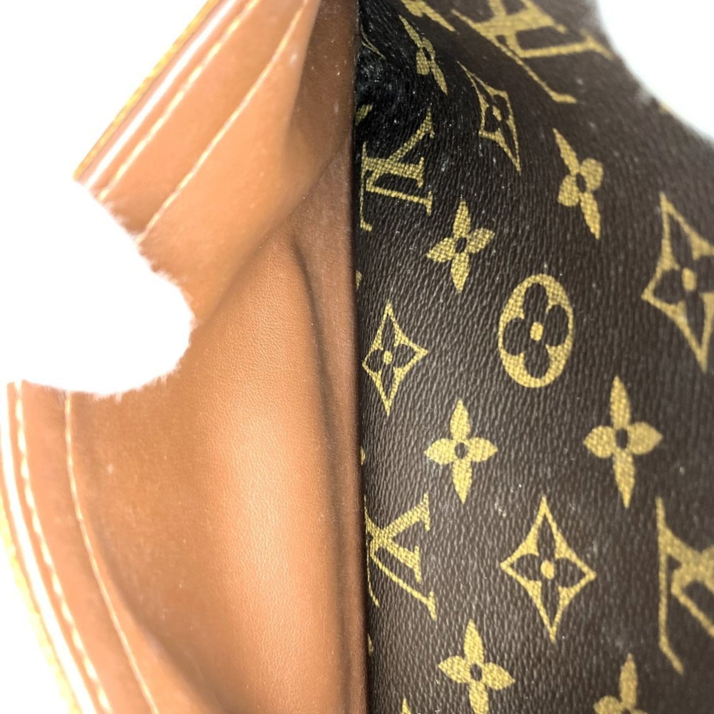 Louis Vuitton Blois, Brown, Canvas, shoulder