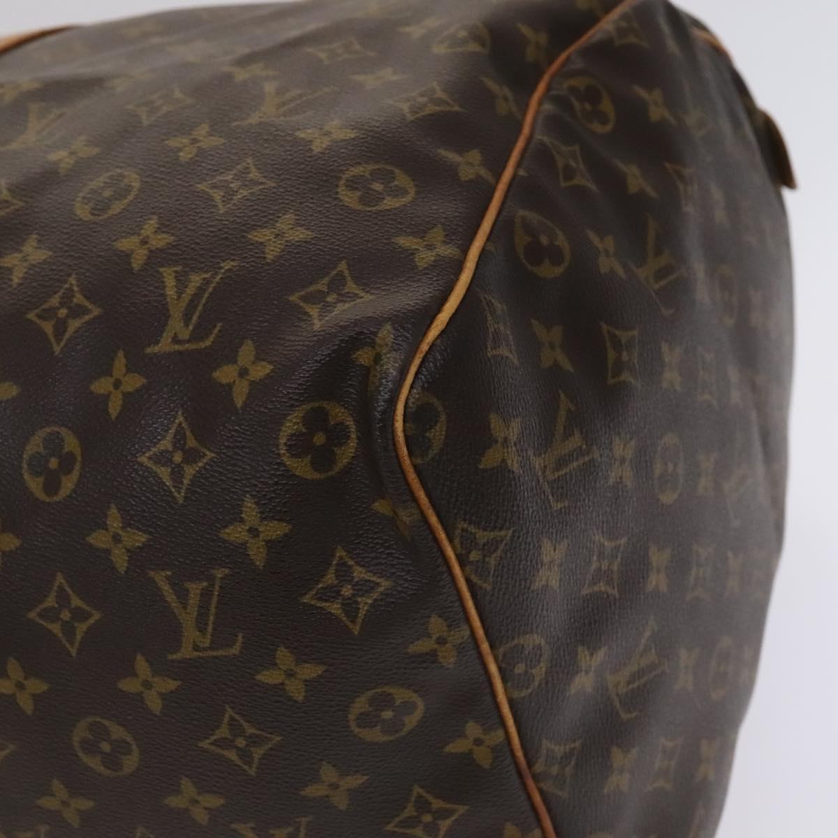 Louis Vuitton Keepall 60, Brown, Canvas, travel
