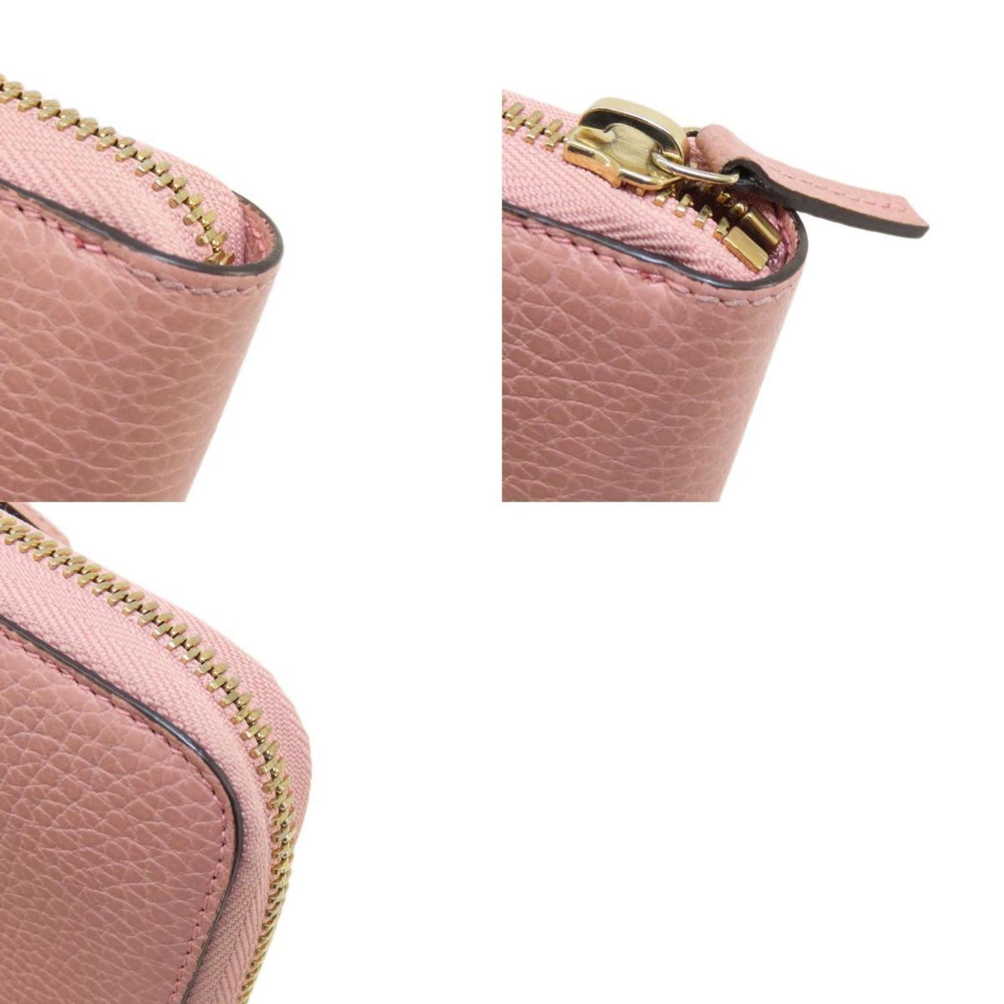 Gucci Interlocking G, Pink, Leather, wallet