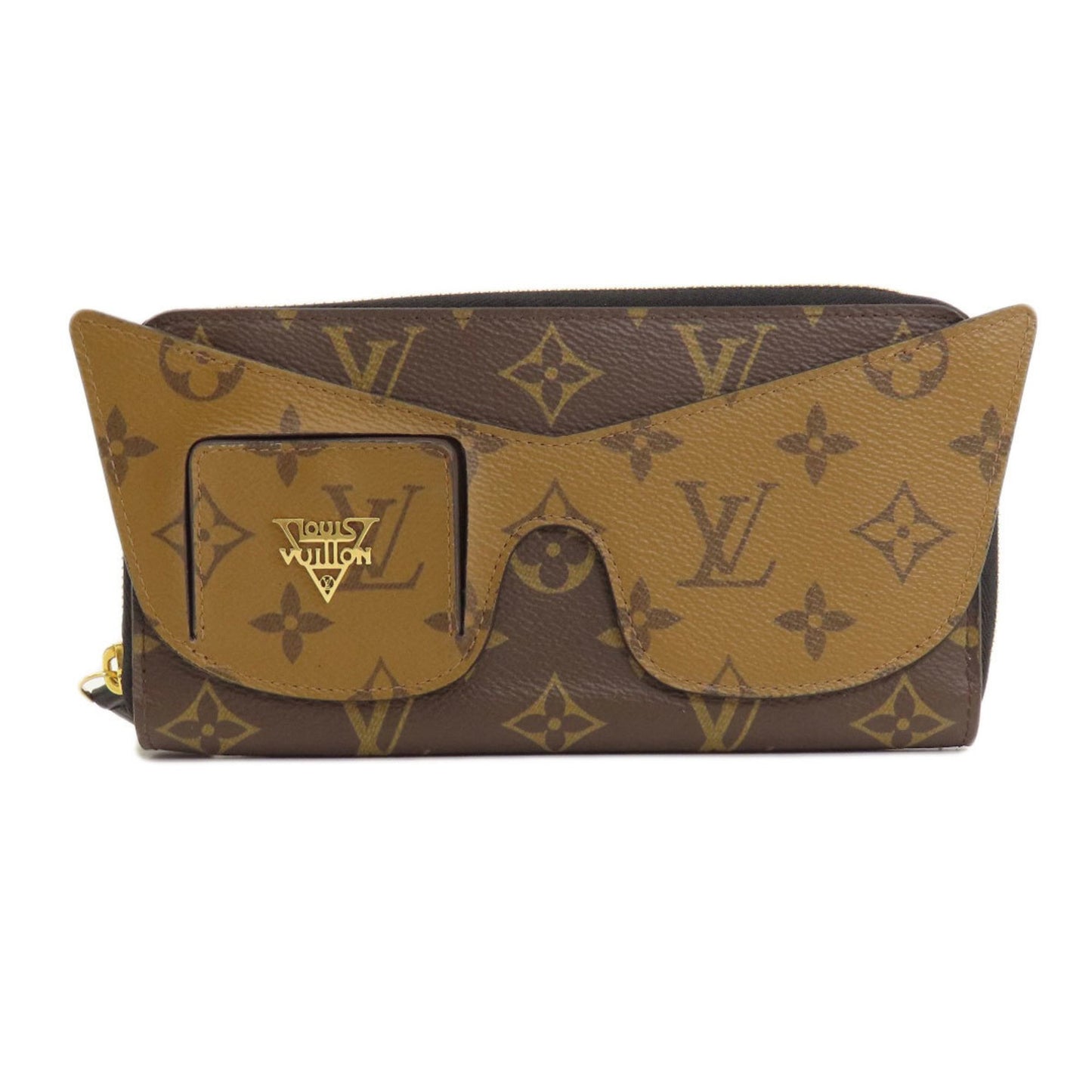 Louis Vuitton Reverse, Brown, Canvas, wallet