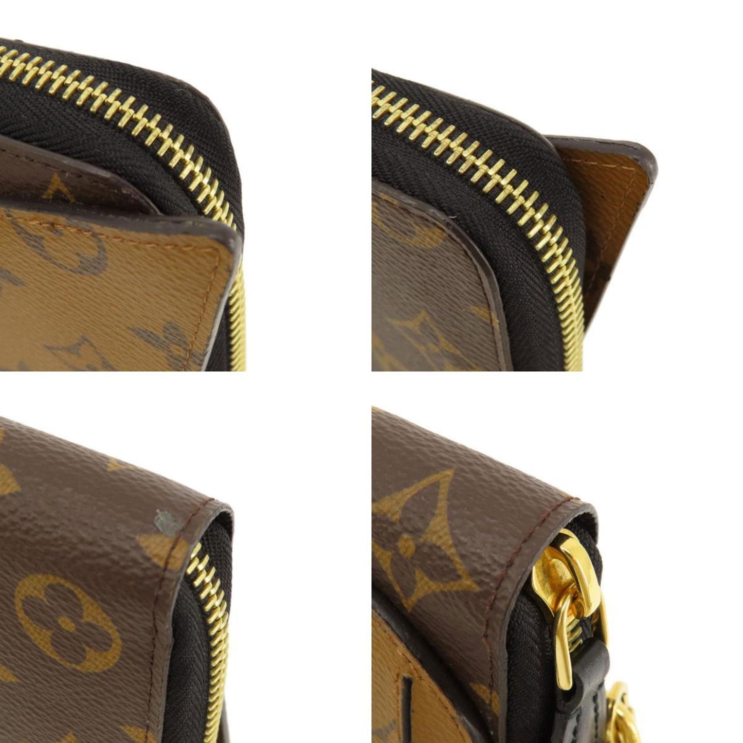 Louis Vuitton Reverse, Brown, Canvas, wallet