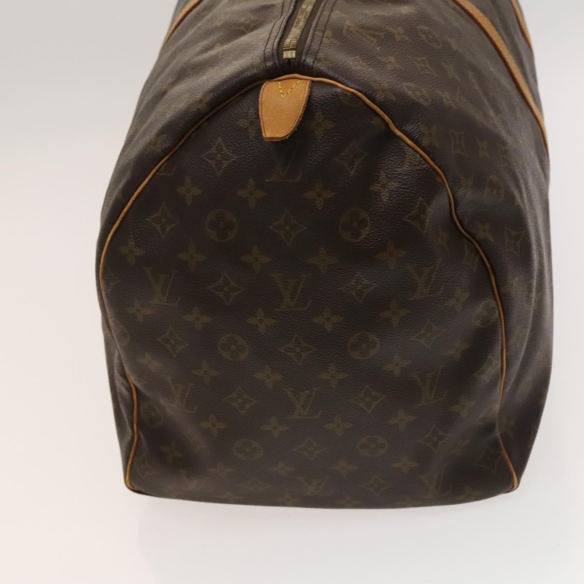 Louis Vuitton Keepall 60, Brown, Canvas, travel